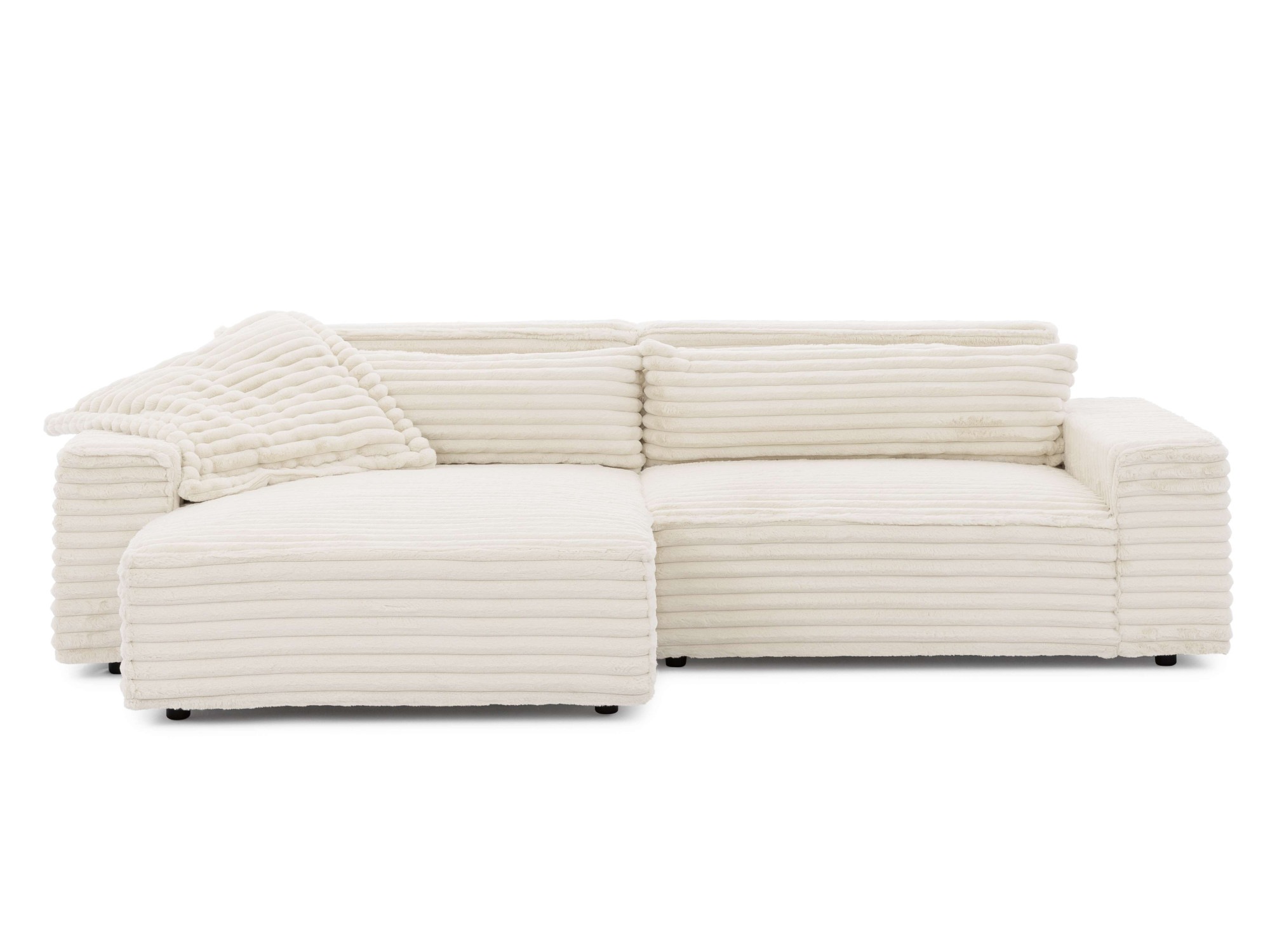 OTTO home Ecksofa »KINLEE Design-Sofa mit Recamiere rechts/links, Maße B/T/ günstig online kaufen