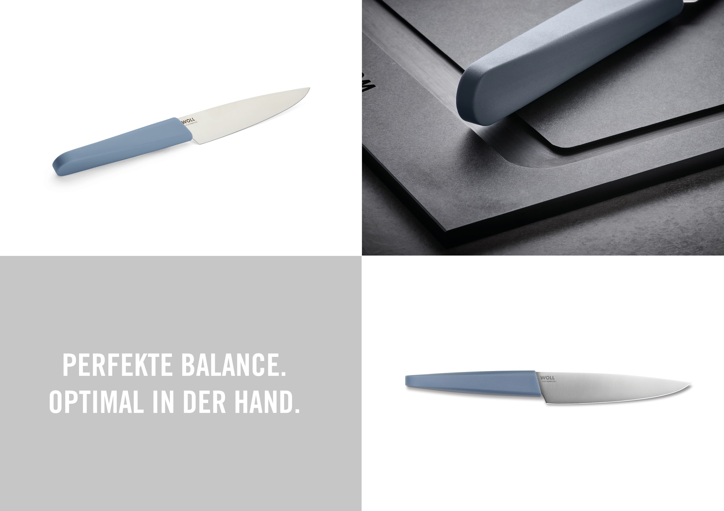 WOLL Universalküchenmesser »Cutting Edge« aus deutschem Edelstahl gemäß DIN 1.4116