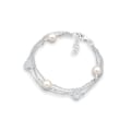 Elli Armband »Süßwasserzuchtperlen Synthetische Perlen Silber«