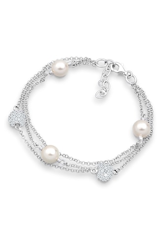 Elli Armband »Süßwasserzuchtperlen Synthetische Perlen Silber« kaufen