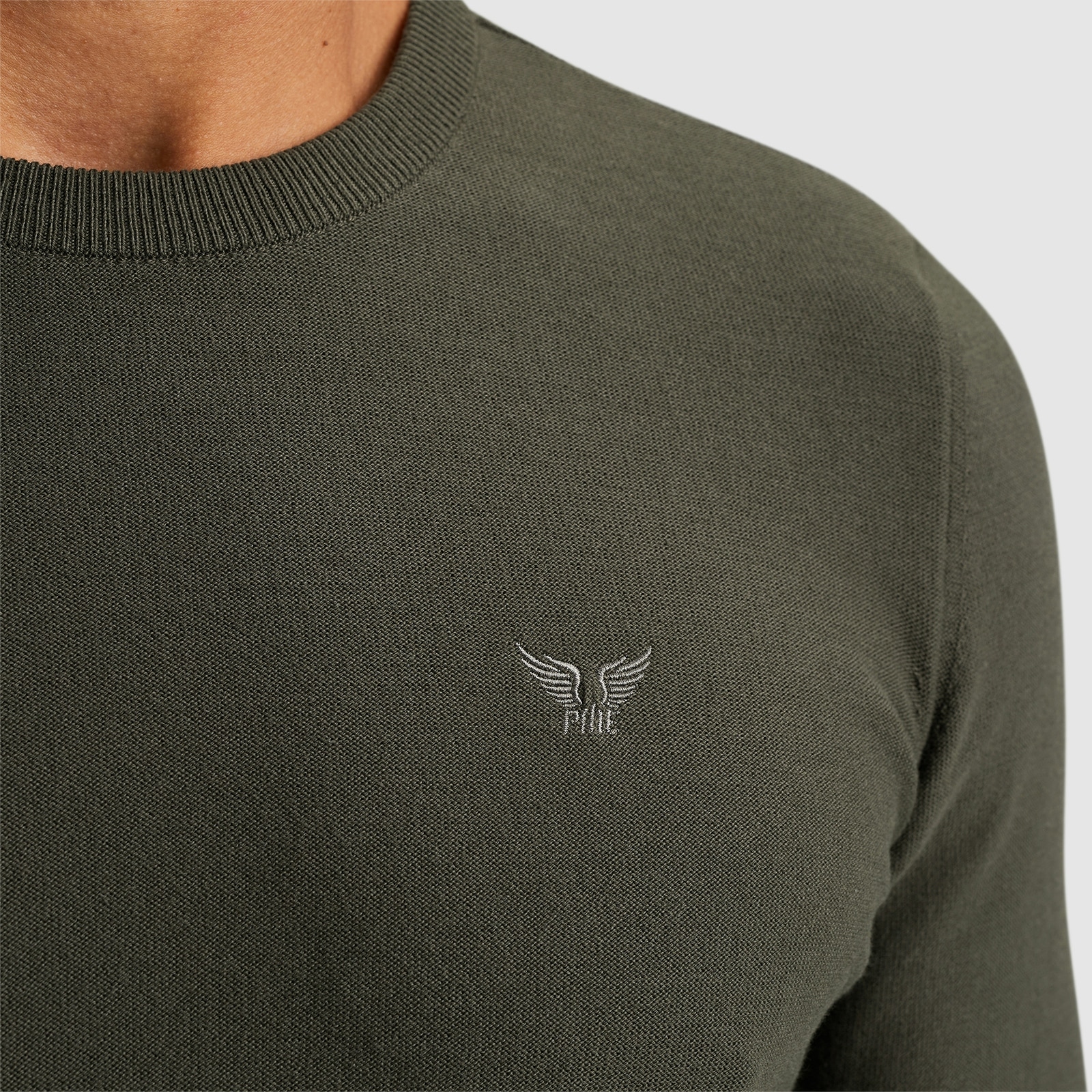 PME LEGEND Strickpullover, mit Logostickerei