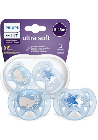 Philips AVENT Schnuller »ultra soft SCF223/03«, Kiefergerecht, ultraweich, mit dem... kaufen