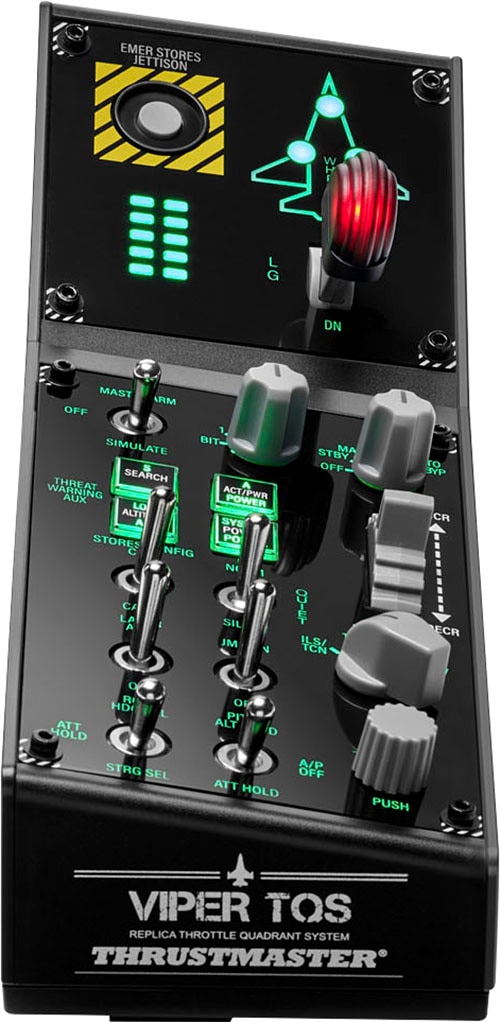 Thrustmaster Joystick »VIPER Panel Schwarz USB Joystick + Motorsteuerungshebel PC«