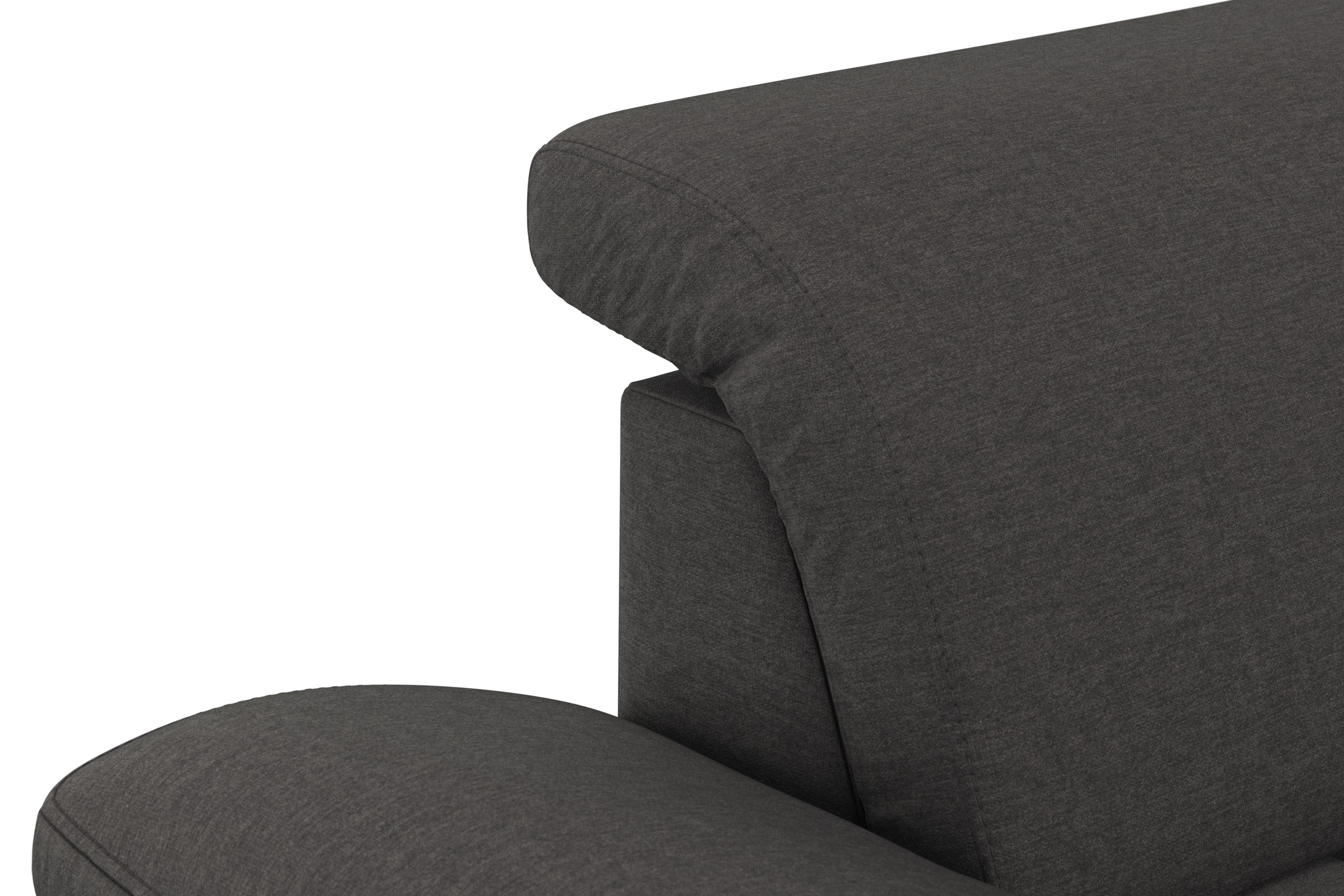 sit&more Ecksofa »Cool L-Form«, wahlweise mit Kopfteilverstellung und Vorziehsitz, motorisch