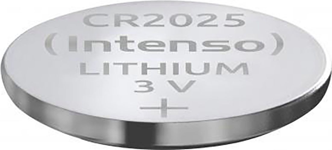 Intenso Knopfzelle »Lithium-Knopfzellen-Set CR2025, 60er-Set«, (6 St.)