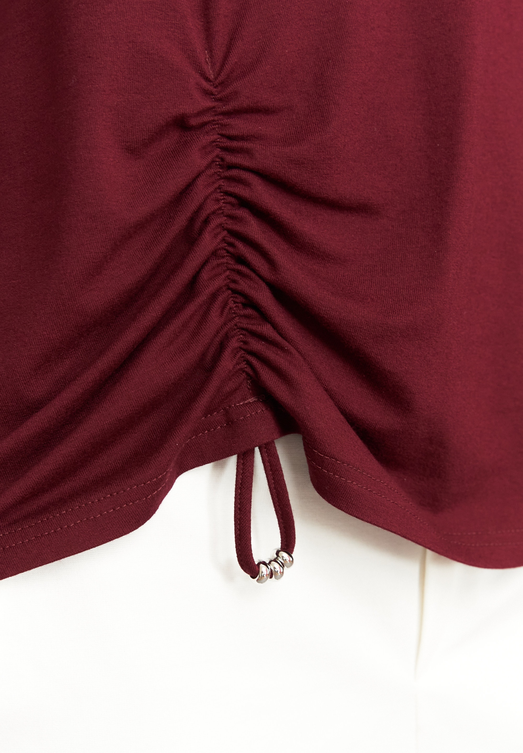 Seidel Moden 3/4-Arm-Shirt, mit Raff-Detail vorne - MADE IN GERMANY