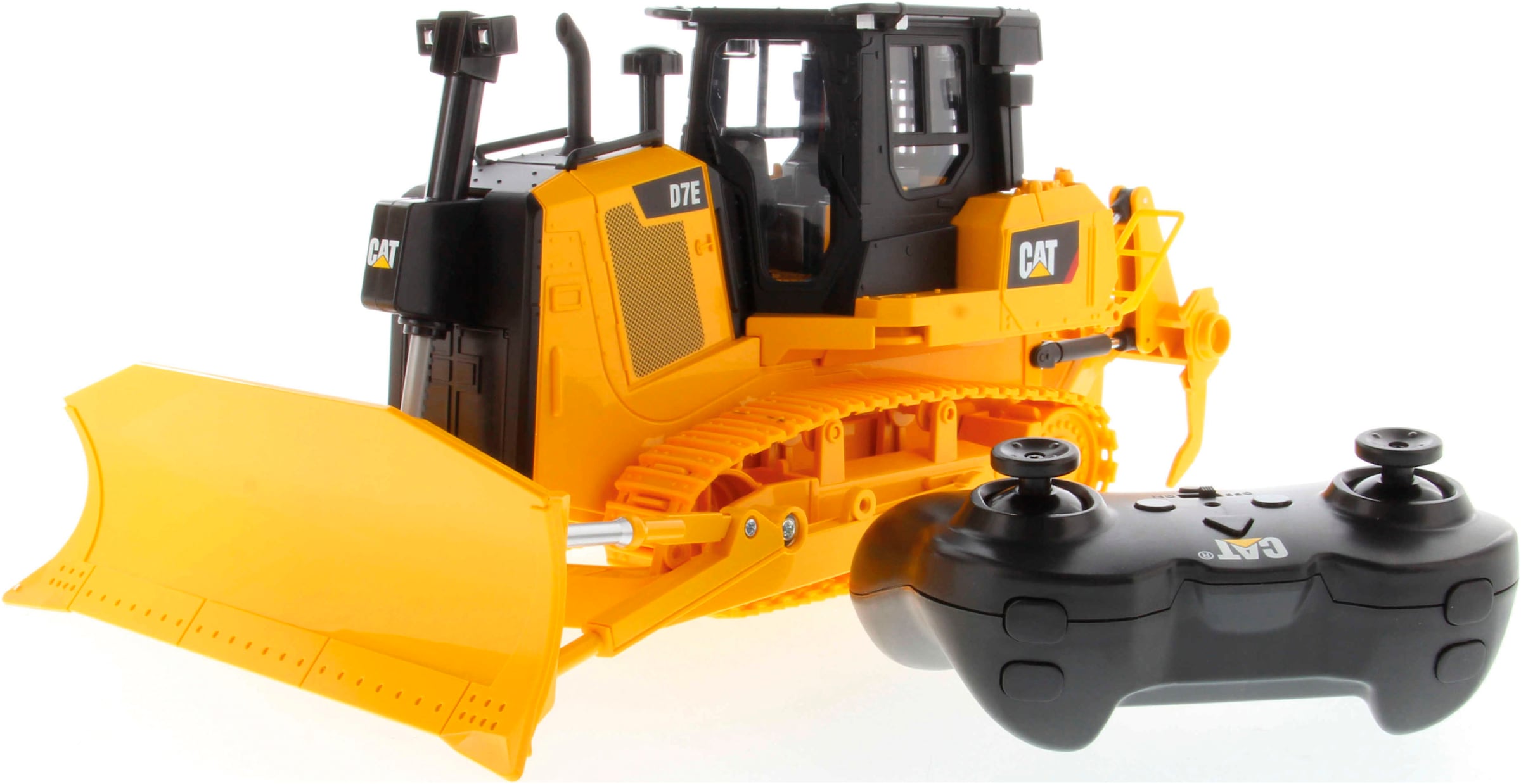 RC-Bagger »CAT D7E Bulldozer«, mit Licht- und Soundfunktion