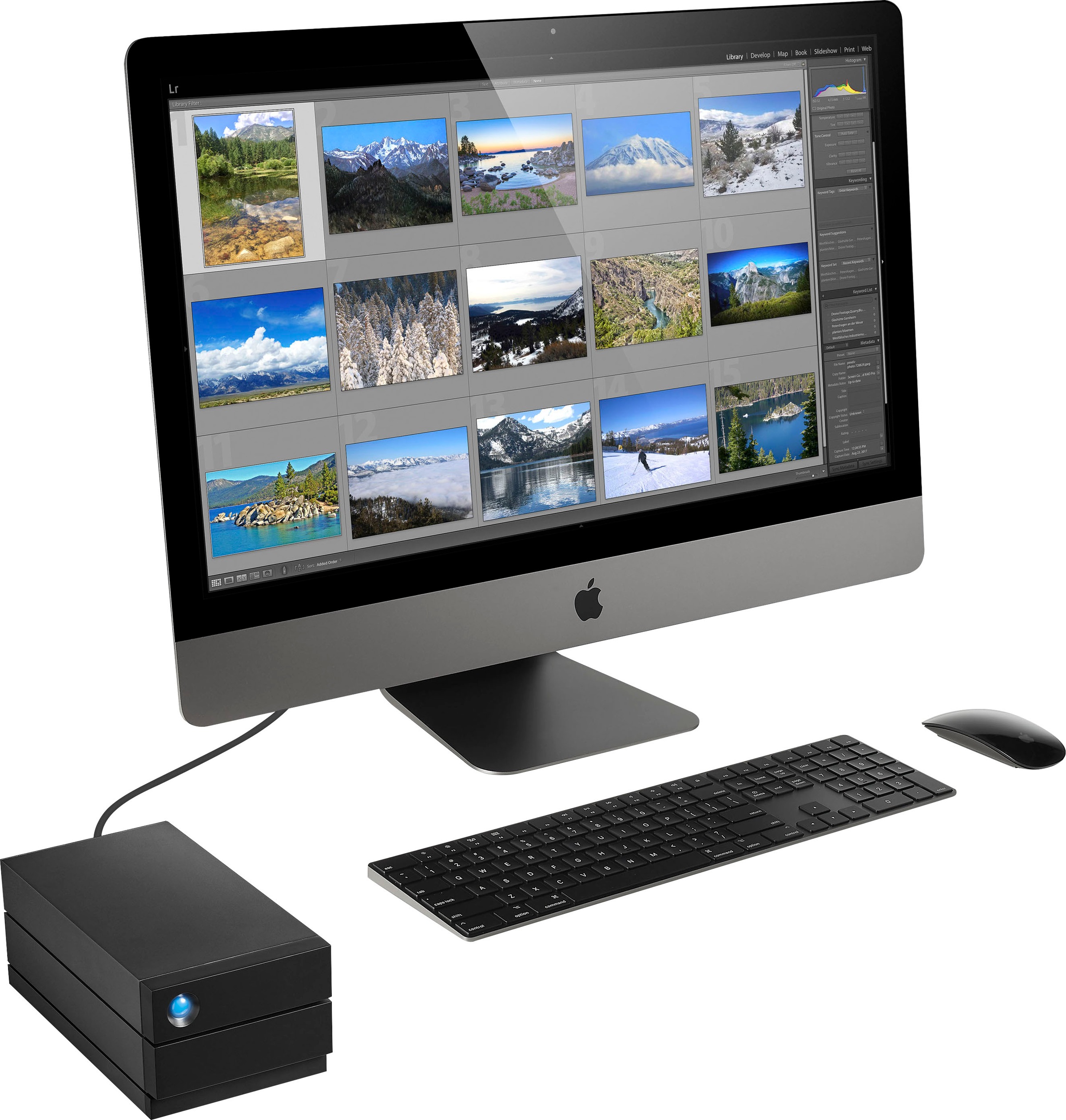 LaCie HDD-NAS-Festplatte »2big RAID« 40 TB Anschluss Thunderbolt 3 | USB 3.0 | USB-C