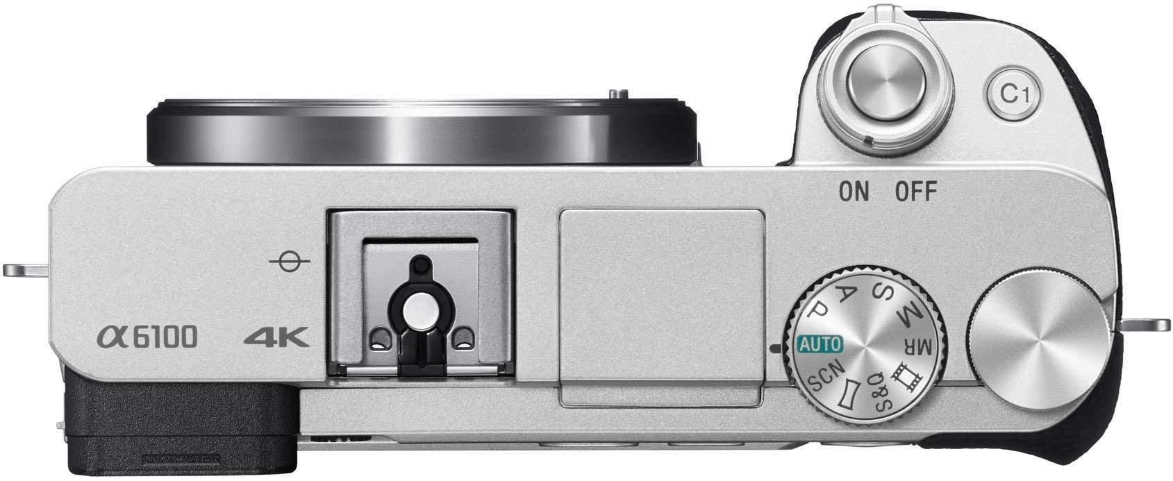 Sony Systemkamera »Alpha 6100 Kit mit SELP1650«, SELP1650, 24,2 MP, NFC-Bluetooth-WLAN (Wi-Fi)