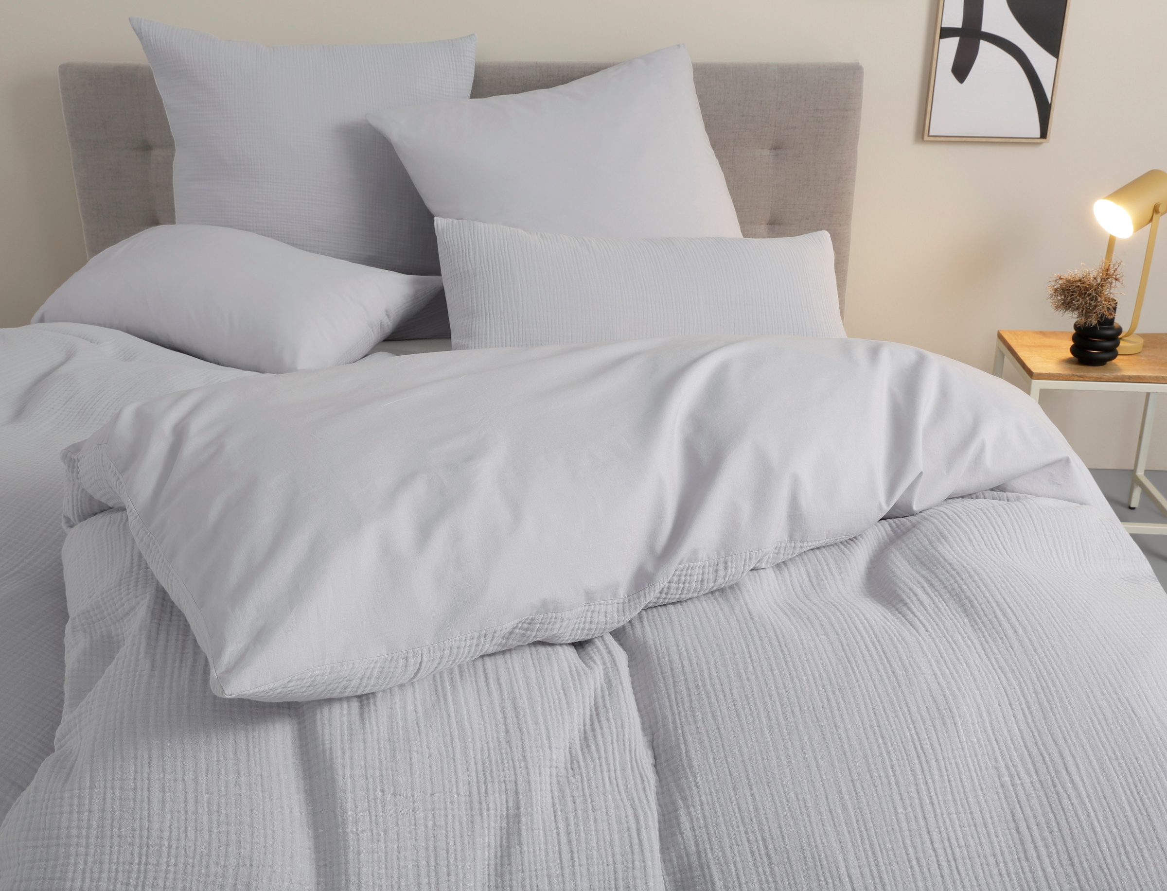 my home Wendebettwäsche »Sari3«, Bettwäsche aus 100% Baumwolle in weichem M günstig online kaufen