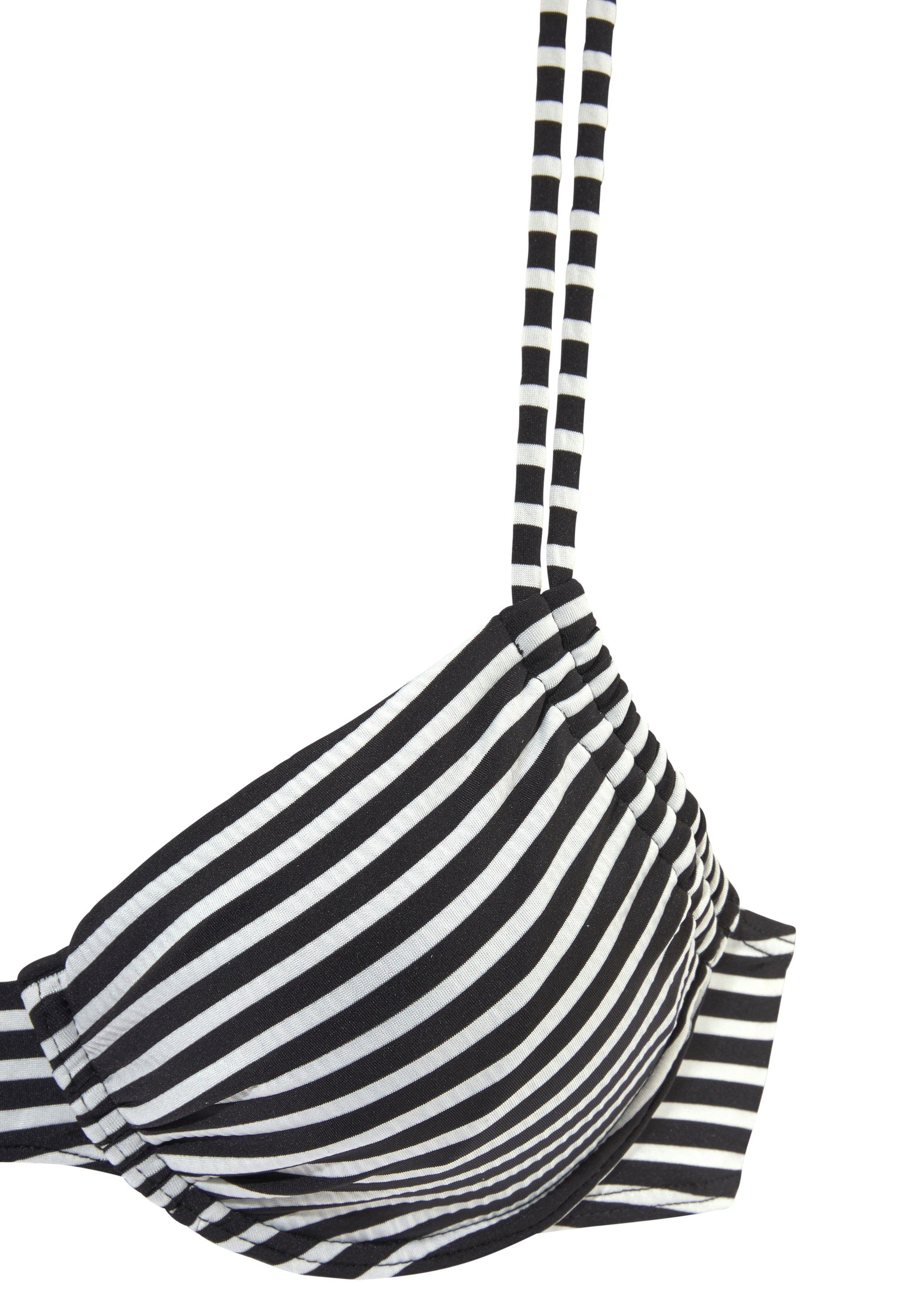 s.Oliver Bügel-Bikini aus Seersucker-Qualität