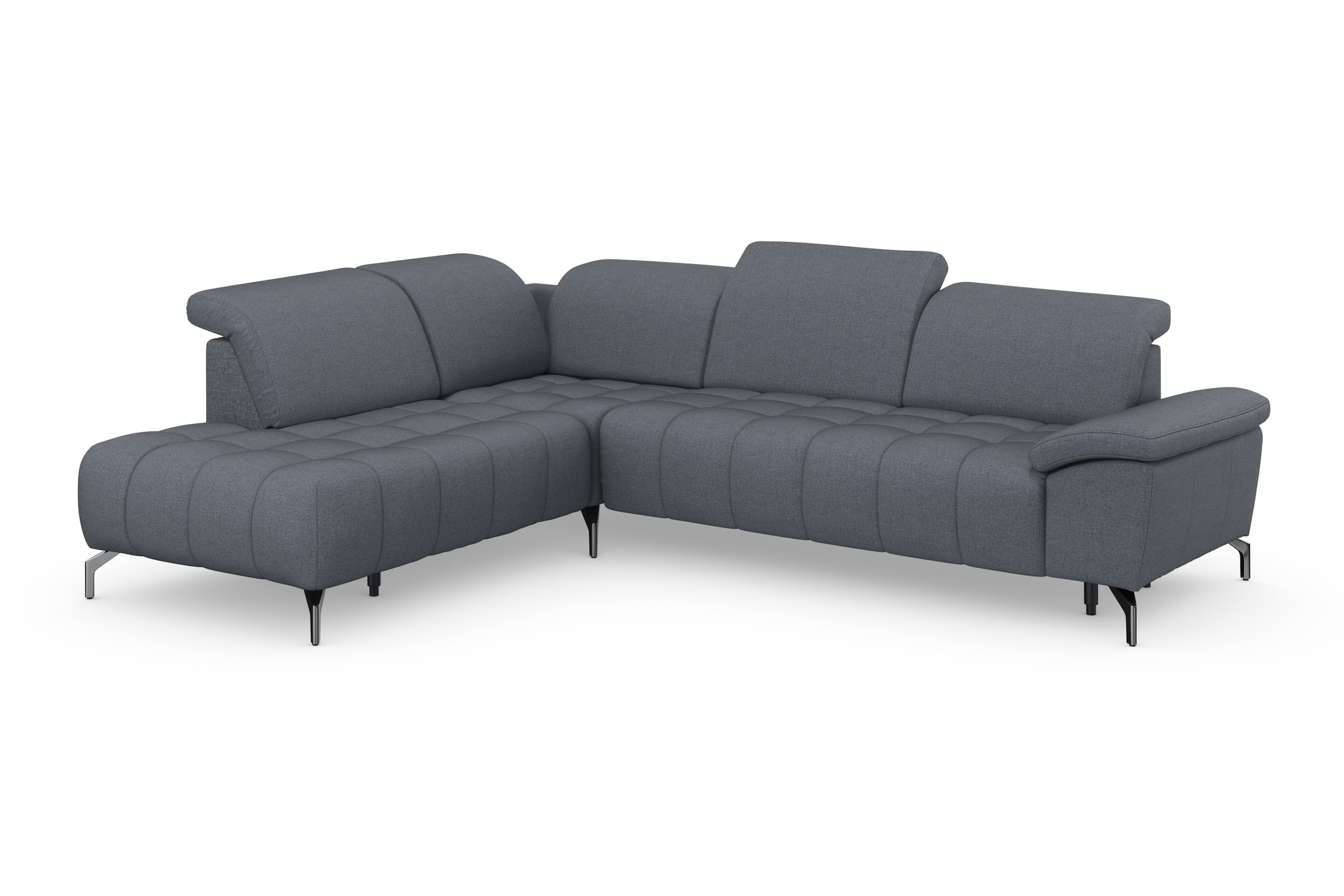 sit&more Ecksofa »Cool L-Form«, wahlweise mit Kopfteilverstellung und Vorziehsitz motorisch