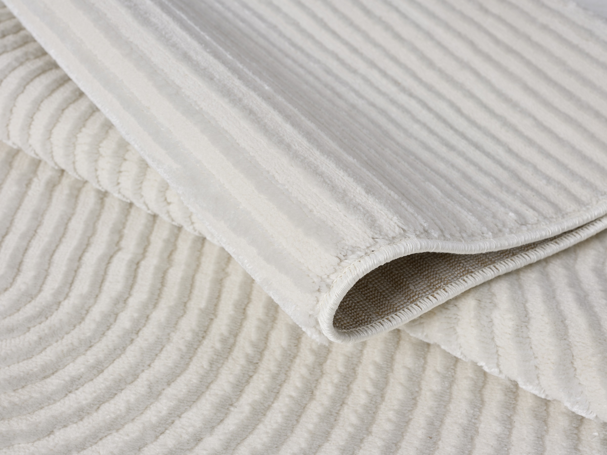 OTTO home Teppich »Bentori«, rechteckig, 11 mm Höhe, Modernes Design mit Boho-Charme, Scandi, Zen, Hoch-Tief-Struktur