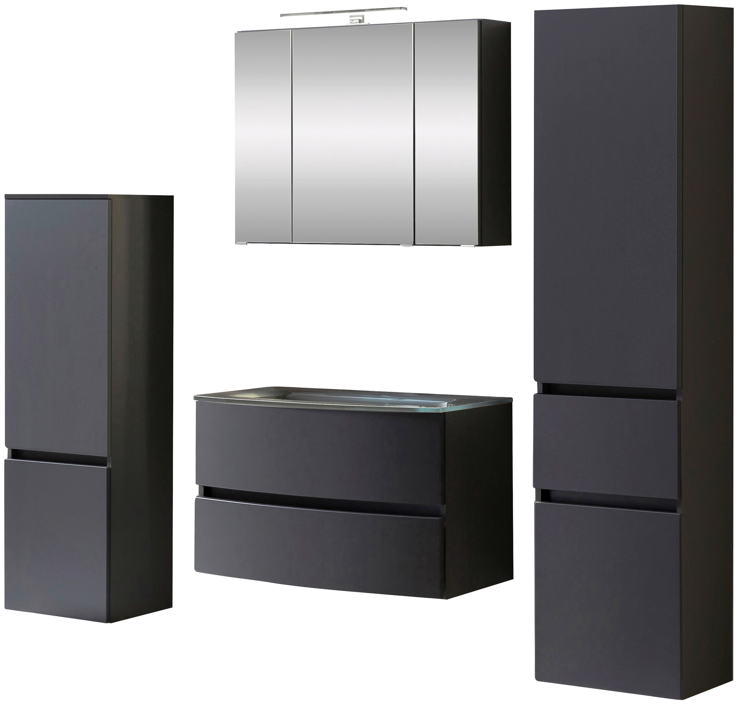 welltime Badezimmer-Set »Kaunas« Set, 4 Stk. tlg. günstig online kaufen