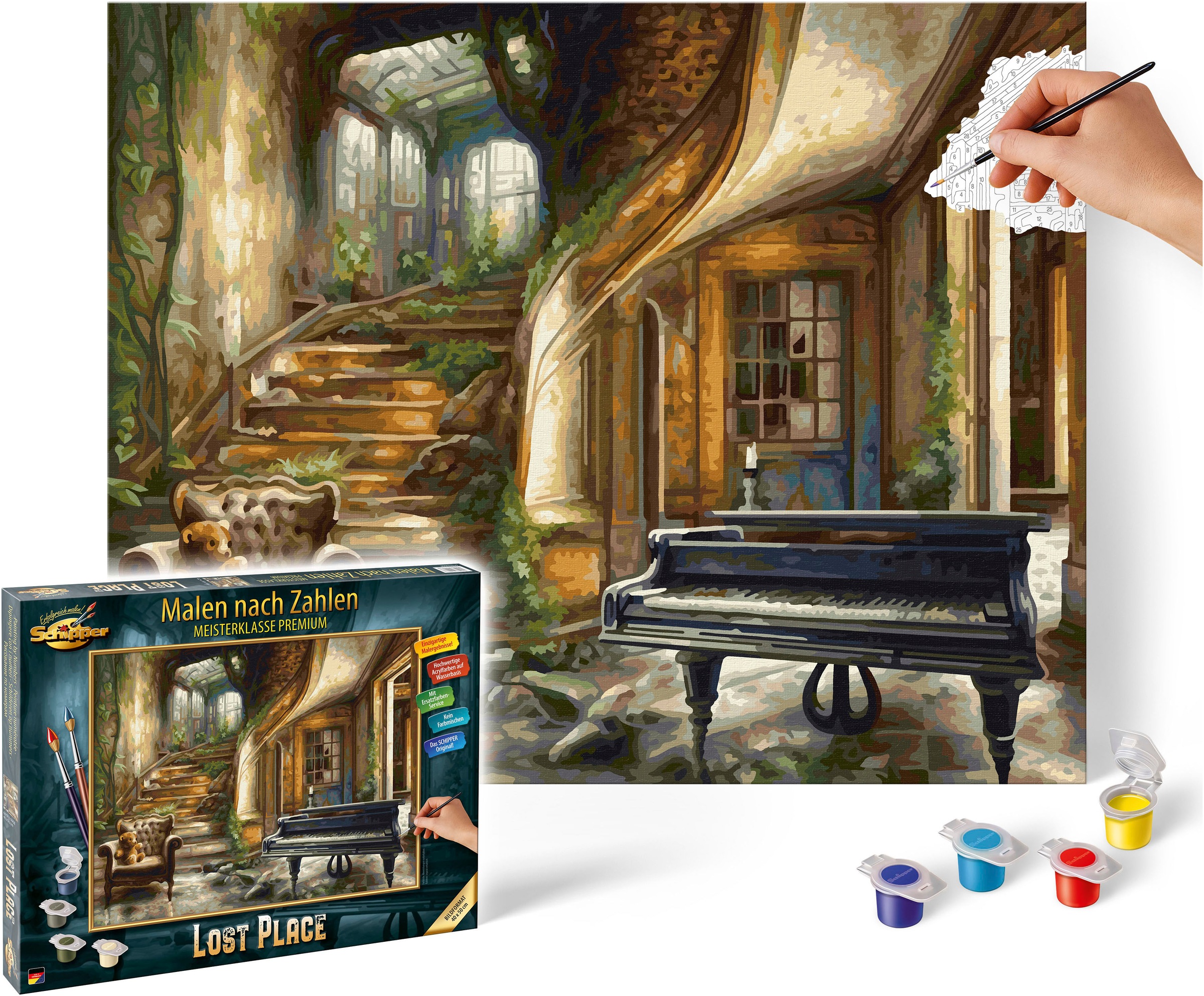 Schipper Malen nach Zahlen »Meisterklasse Premium - Lost Place«, Made in Germany