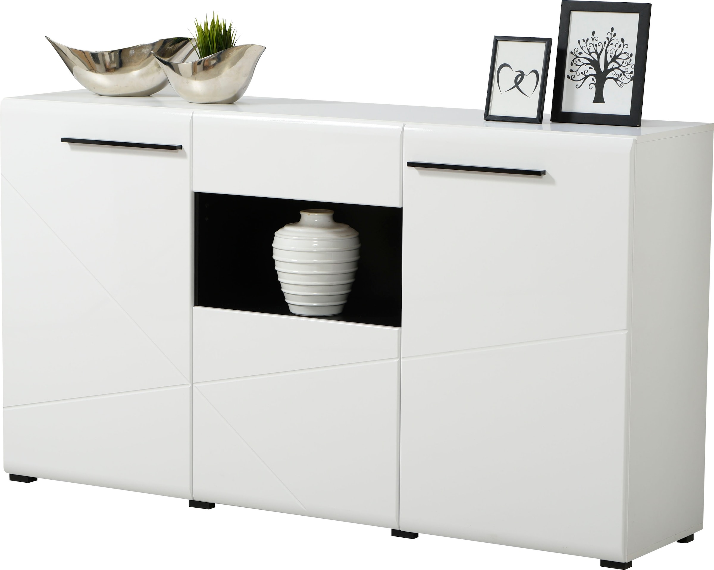 INOSIGN Sideboard »Trentino«, Kommode, Briete ca. 173 cm, Soft-Close-Funktion, Hochglanzfronten