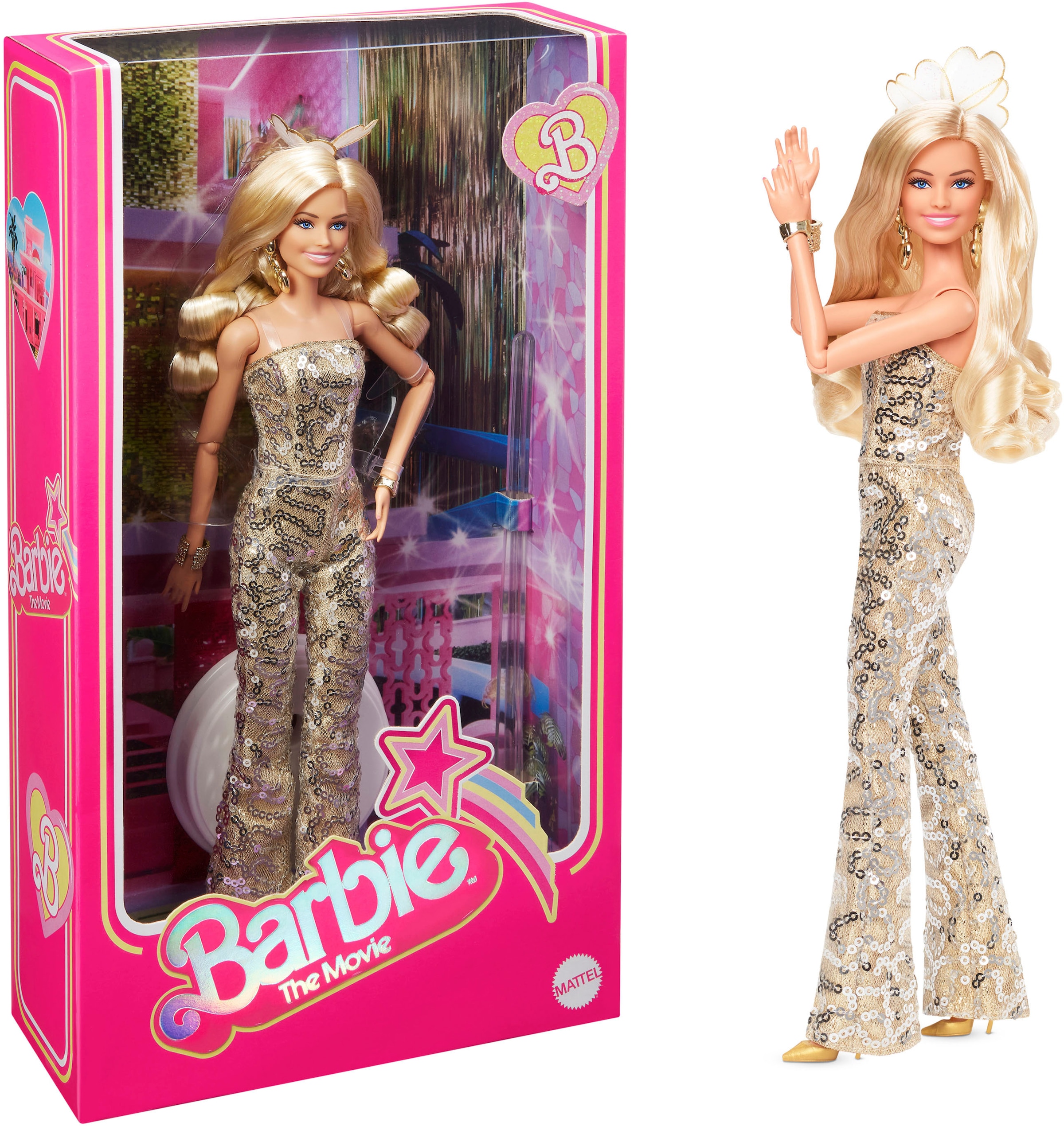 Barbie Anziehpuppe »Barbie Signature The Movie, Margot Robbie Disco«