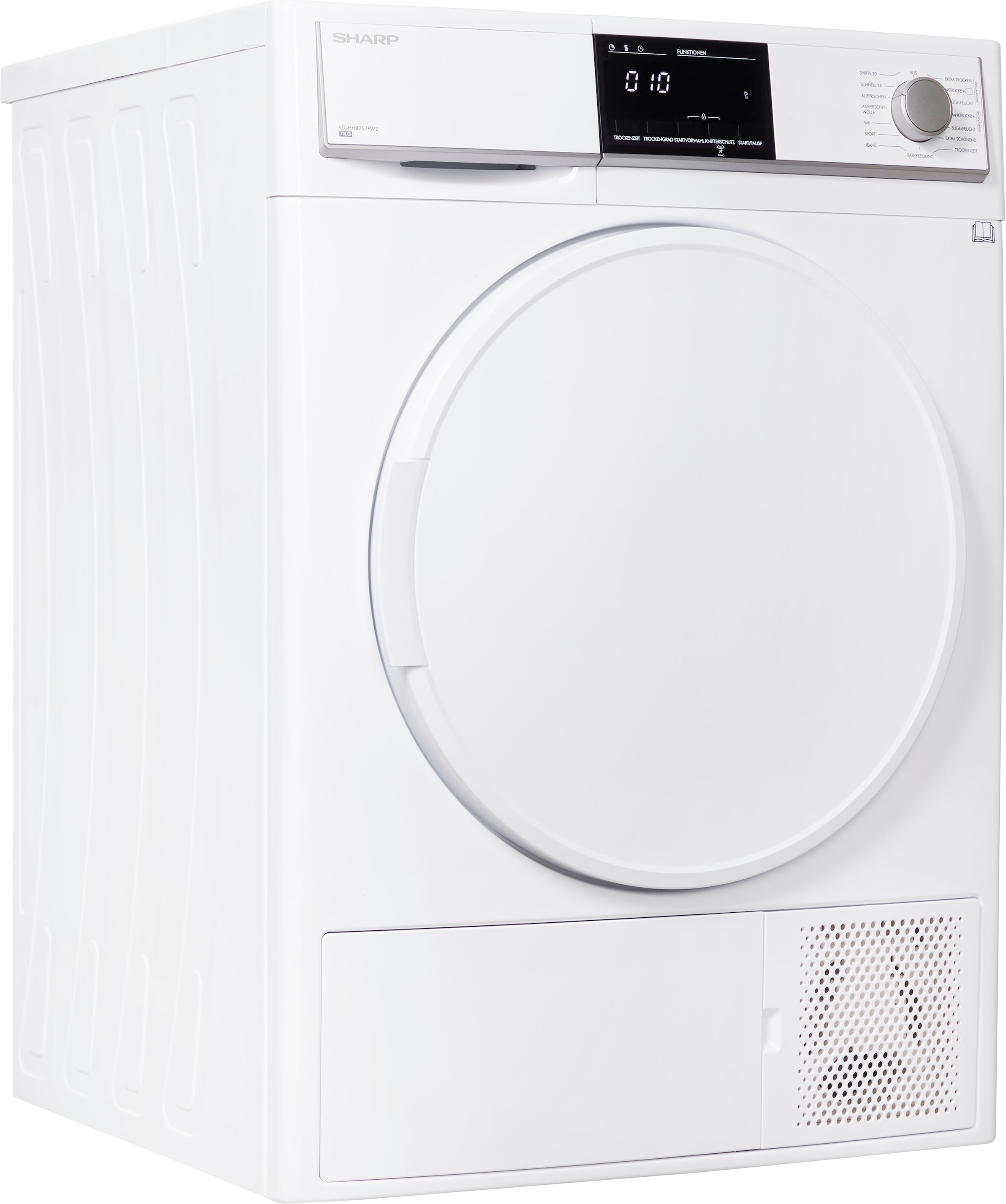 Sharp Wärmepumpentrockner »KD-HHB7S7PW2-DE«, 7 kg