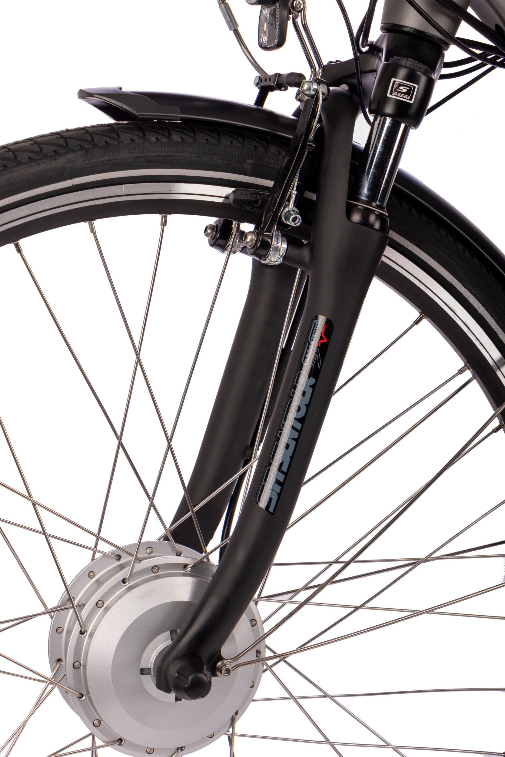 SAXONETTE »SAXONETTE ADVANCED SPORT WAVE Cityrad« 3 Gang Shimano Alivio Schaltwerk Kettenschaltung Heckmotor 250 W Packung,  (mit integr. Akku), Elektrofahrrad für Alltag und Einkauf