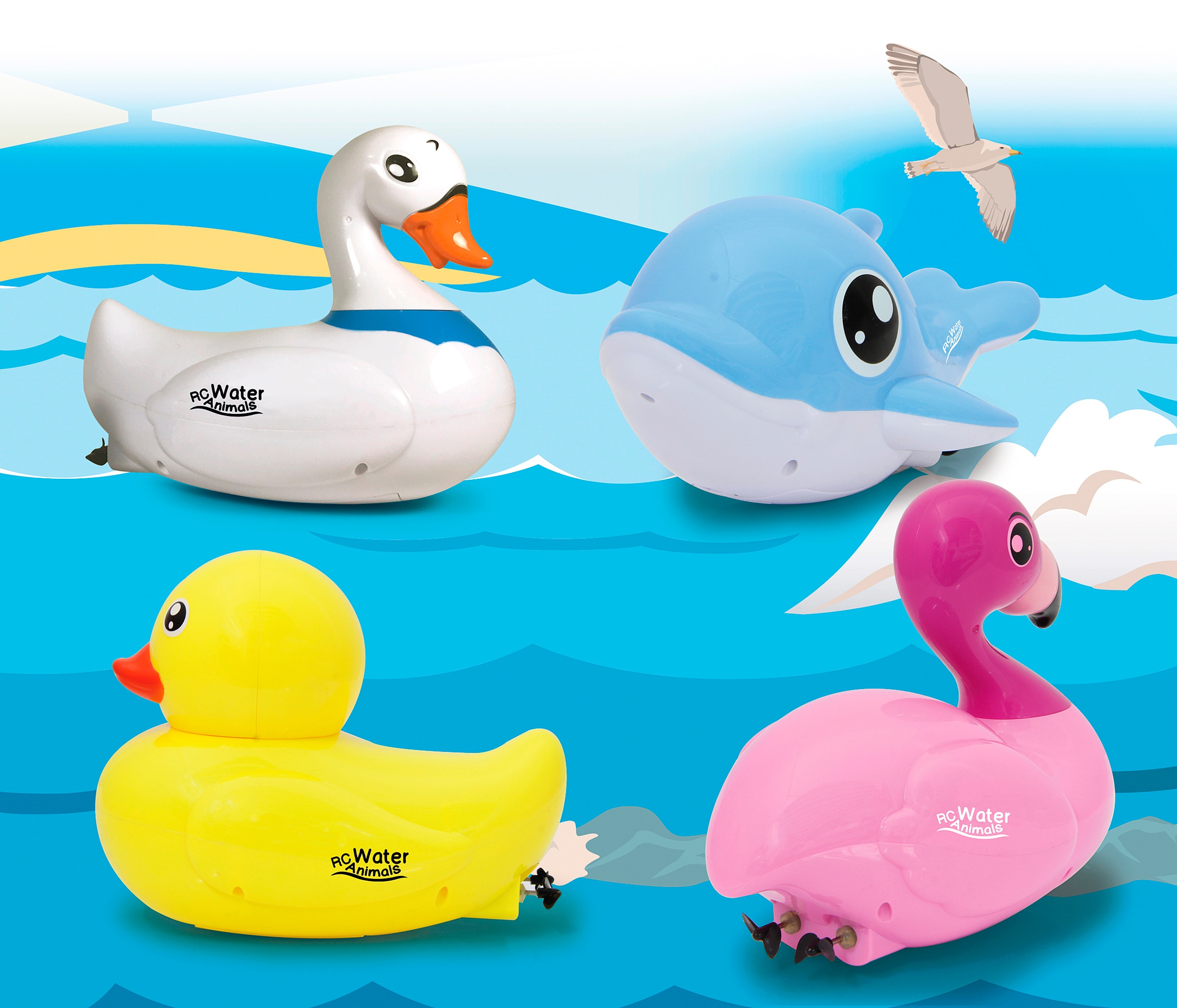 Jamara Badespielzeug »RC Water Animals«