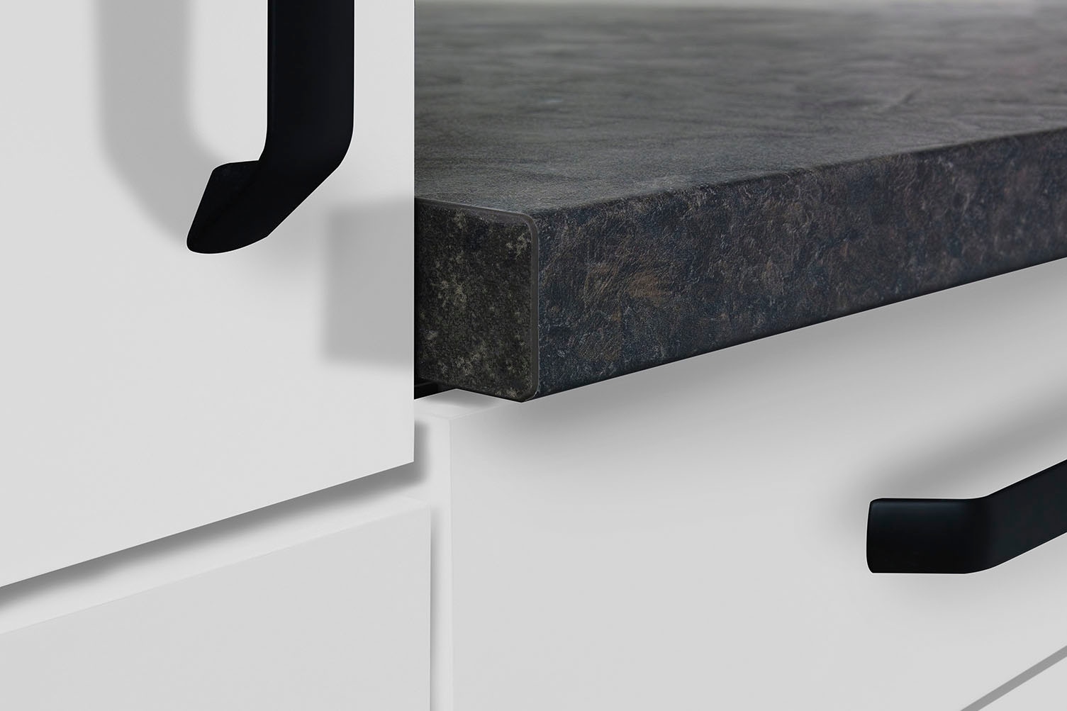wiho Küchen Winkelküche »"Simi", mit verstellbaren Füßen, wahlweise mit E-Geräten«, Soft-Close-Funktion in Schubkästen & Auszügen, Stellbreite 315/175 cm
