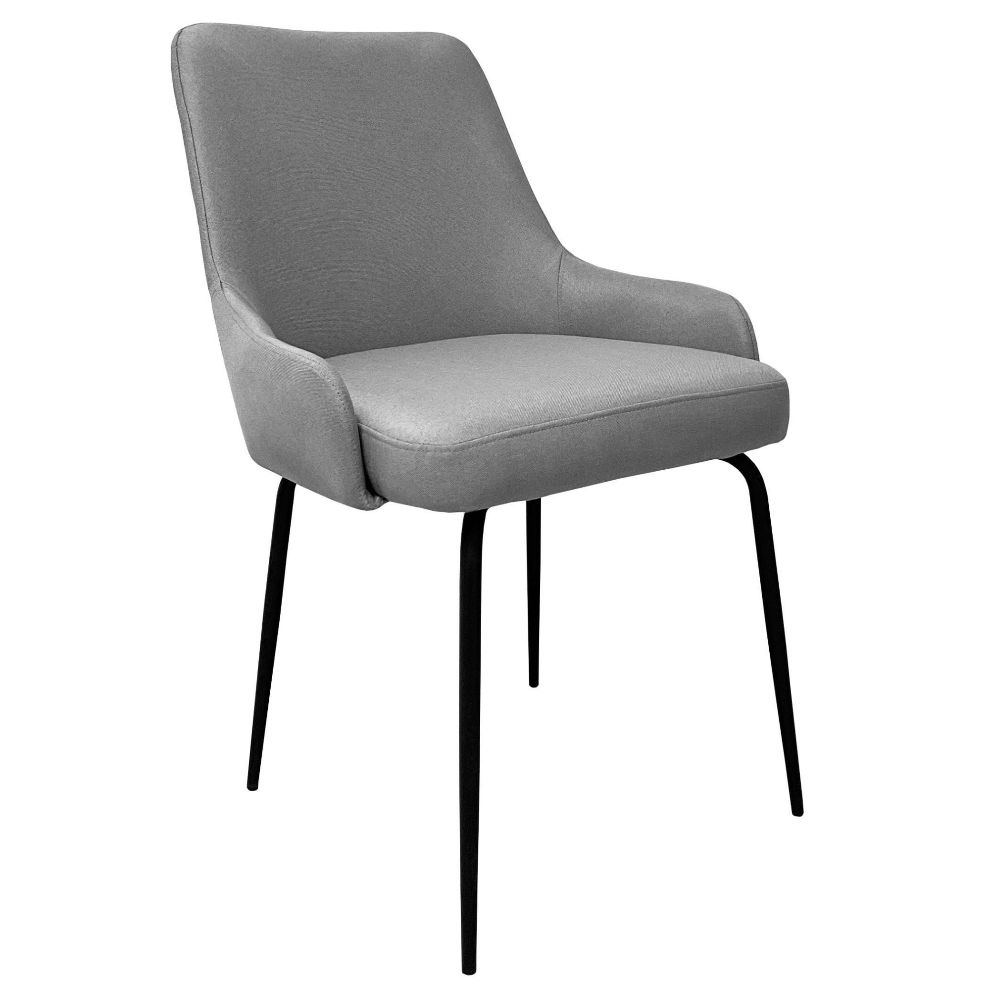 OTTO home Esszimmerstuhl »Cillian« () 1 Stk.pflegeleichter Webstoff, schwarze Metallbeine, Sitzbreite 46 cm