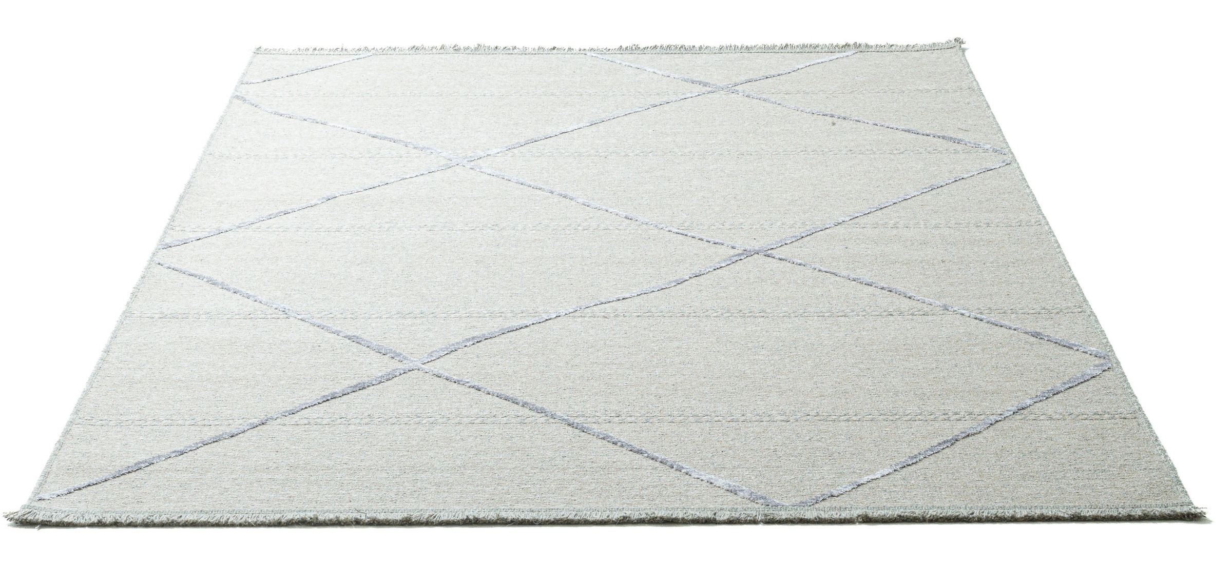 Sansibar Teppich »Braderup«, rechteckig, 2 mm Höhe, Flachgewebe, modernes S günstig online kaufen