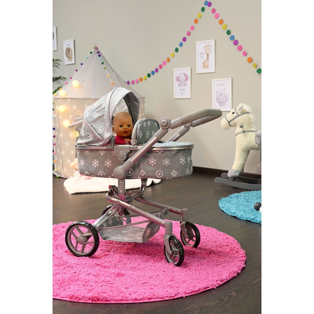 Knorrtoys® Kombi-Puppenwagen »Boonk - Royal Grey«