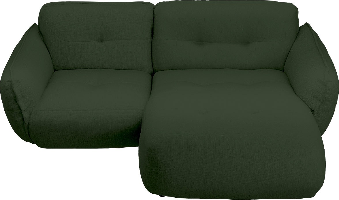 BETYPE Ecksofa »Be Fluffy«, Softes Sitzgefühl, moderne Kedernaht, hochwertiger Bezug