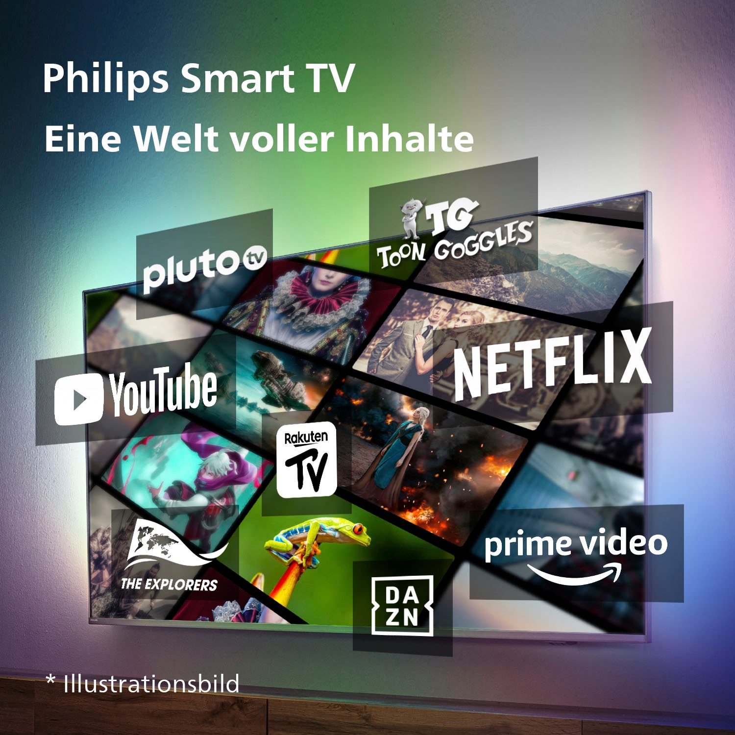 Philips Mini-LED-Fernseher »75PML9008/12«, 4K Ultra HD, Smart-TV