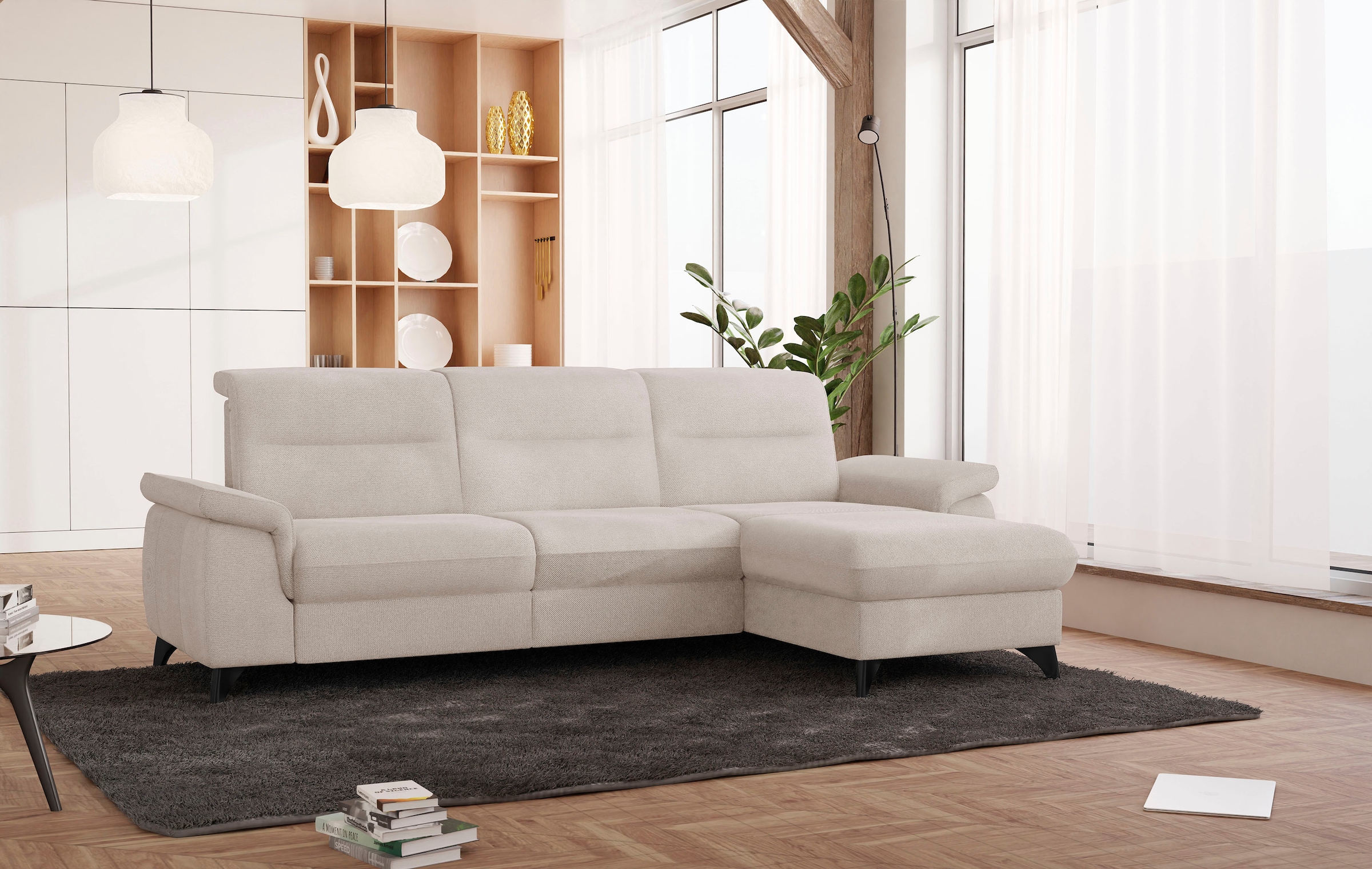 sit&more Ecksofa »Astoria L-Form«, wahlweise mit motorischer Relaxfunktion günstig online kaufen