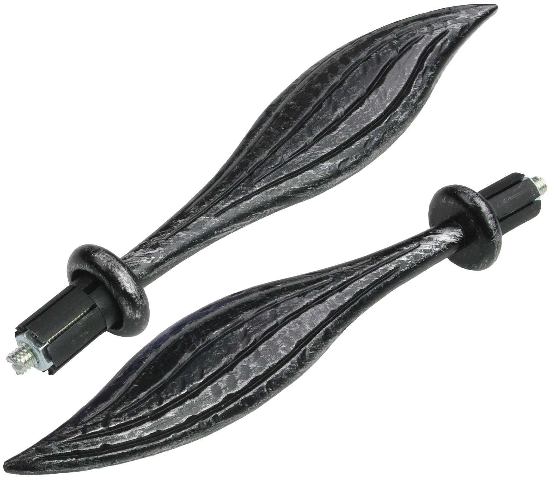 Liedeco Gardinenstange »Esp Blatt«, 1 läufig-läufig, Fixmaß, 1-läufig im Fixmaß Ø 16 mm