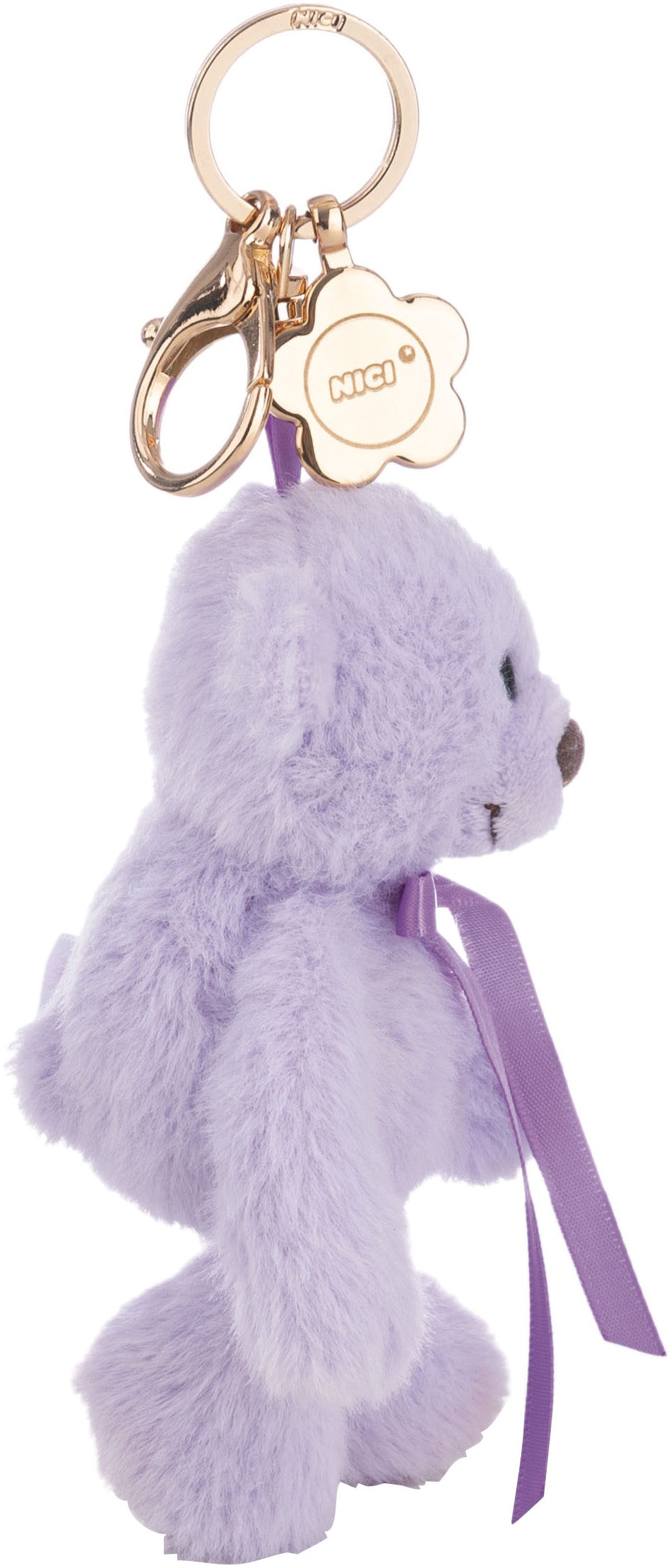Nici Plüschanhänger »Classic Bear, Bär Finni, lila, 13 cm« mit Charm