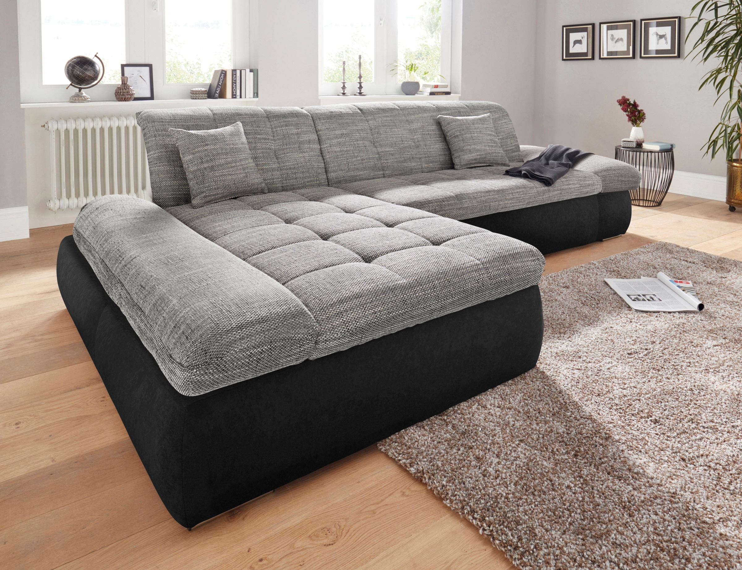 DOMO collection Ecksofa »PB Moric«, im XXL-Format, wahlweise mit  Bettfunktion und Armteilverstellung online kaufen