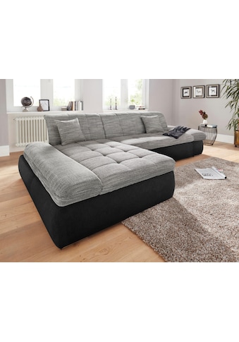 Ecksofa »PB Moric wahlweise mit Bettfunktion + Armteilverstellung, Schlafsofa«, im...