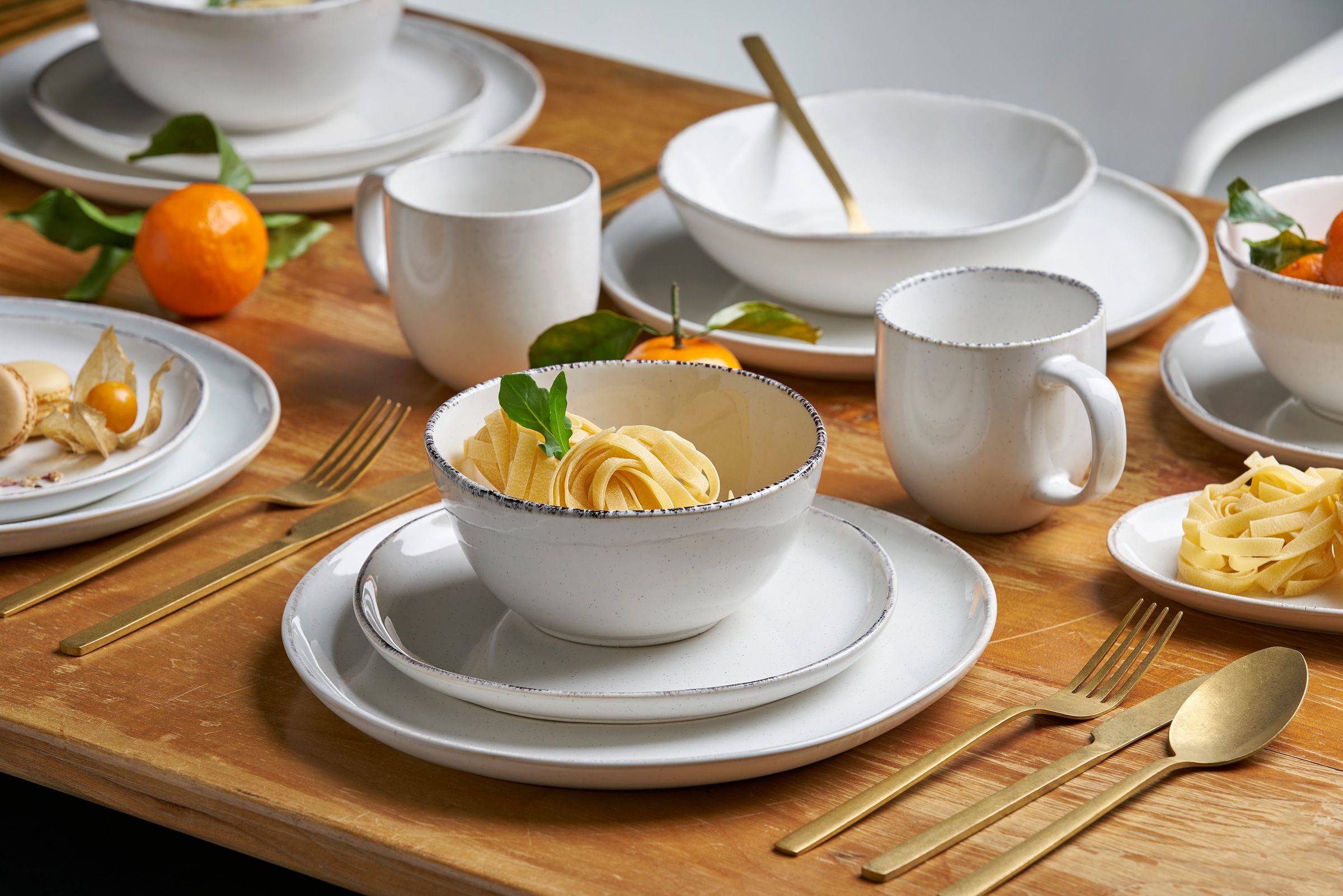 van Well Schale »Salatschale Urban, 29,5 cm, 2 Stück«, 2 tlg., aus Steinzeu günstig online kaufen