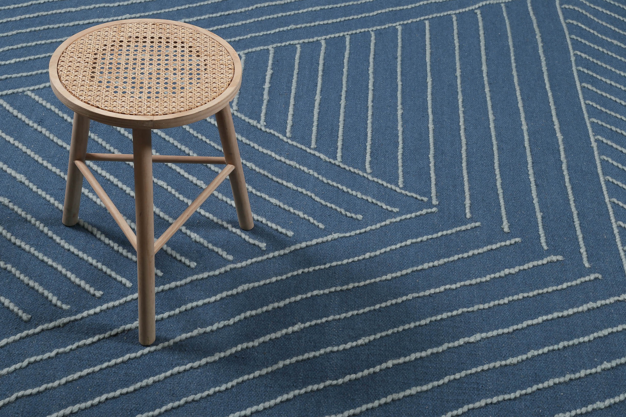 Wecon home Teppich »Ocean Lines«, rechteckig, 11 mm Höhe, handgewebt, robust, strapazierfähig, skandinavisch, Naturfaser