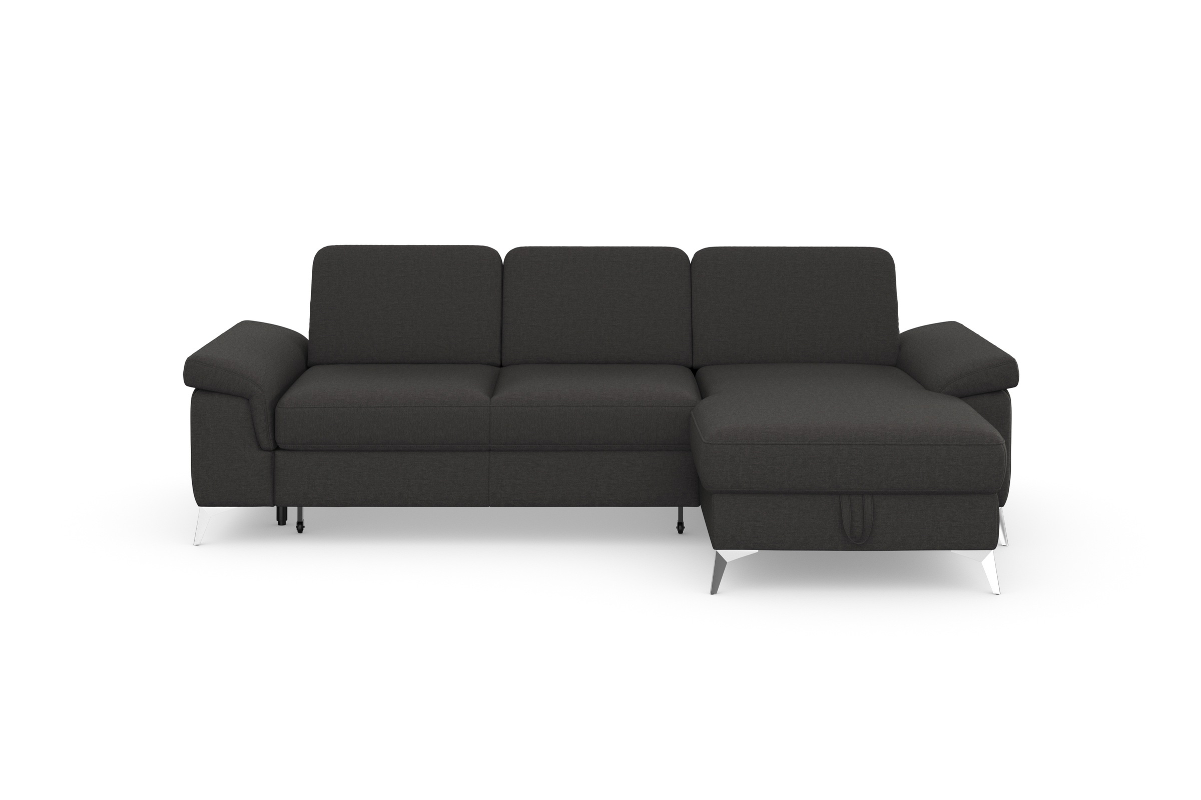 sit&more Ecksofa »Padua L-Form«, inklusive Sitztiefenverstellung, Armteilfunktion und Federkern