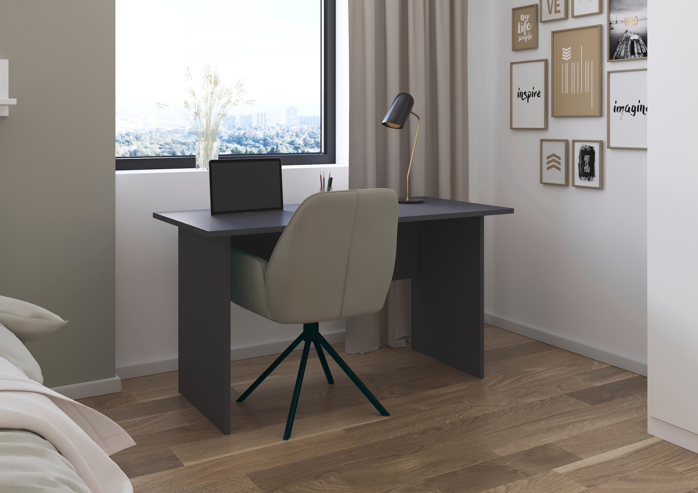 rauch Schreibtisch »Joel« Breite 140 cm,  in schlichtem Design mit großer Ablagefläche MADE IN GERMANY