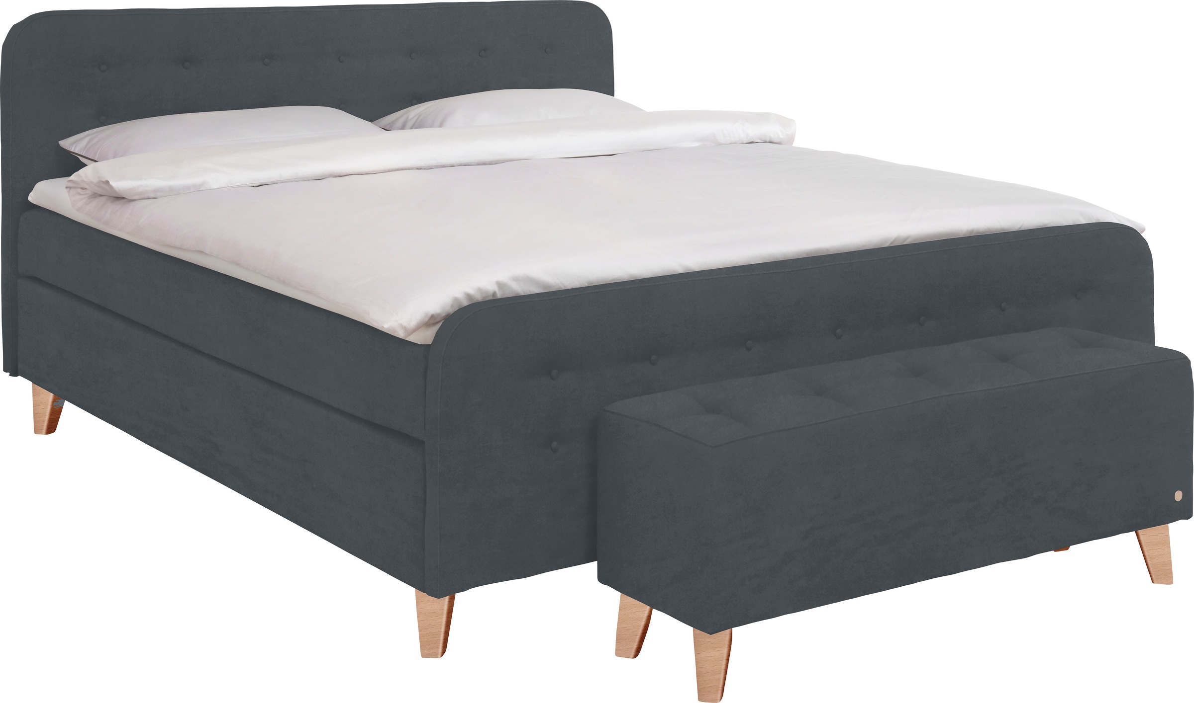 TOM TAILOR HOME Hockerbank »NORDIC« mit Knopfheftung auf der Sitzfläche