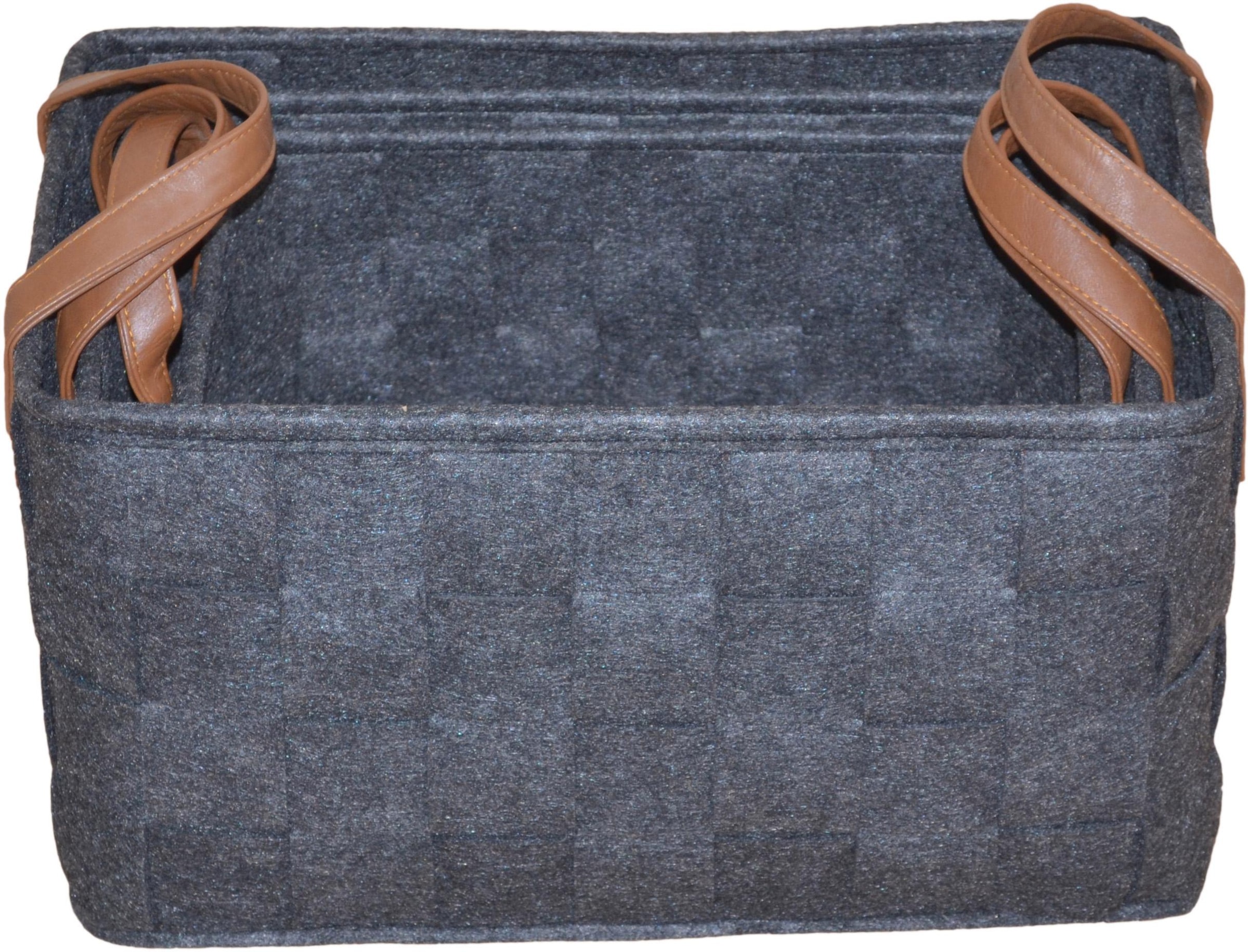 HOFMANN LIVING AND MORE Organizer in Filzoptik, mit Tragegriffen aus Kunstleder