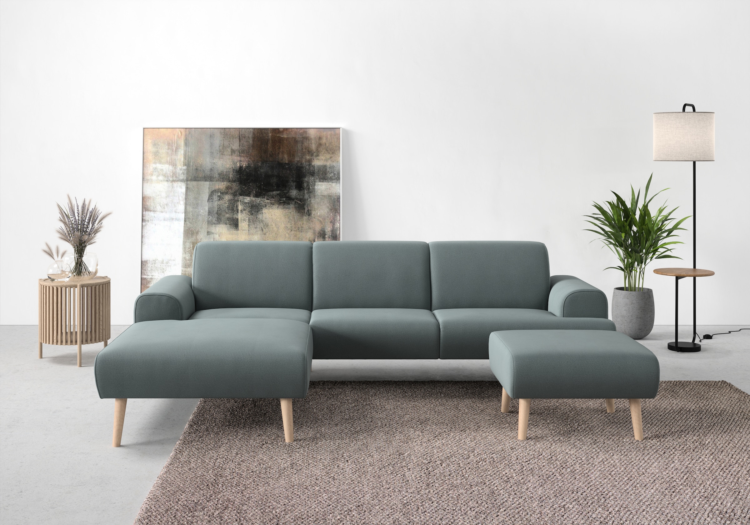 andas Polsterhocker »Swift«, passend zur Serie "Swift", B/T/H: 75/68/44 cm