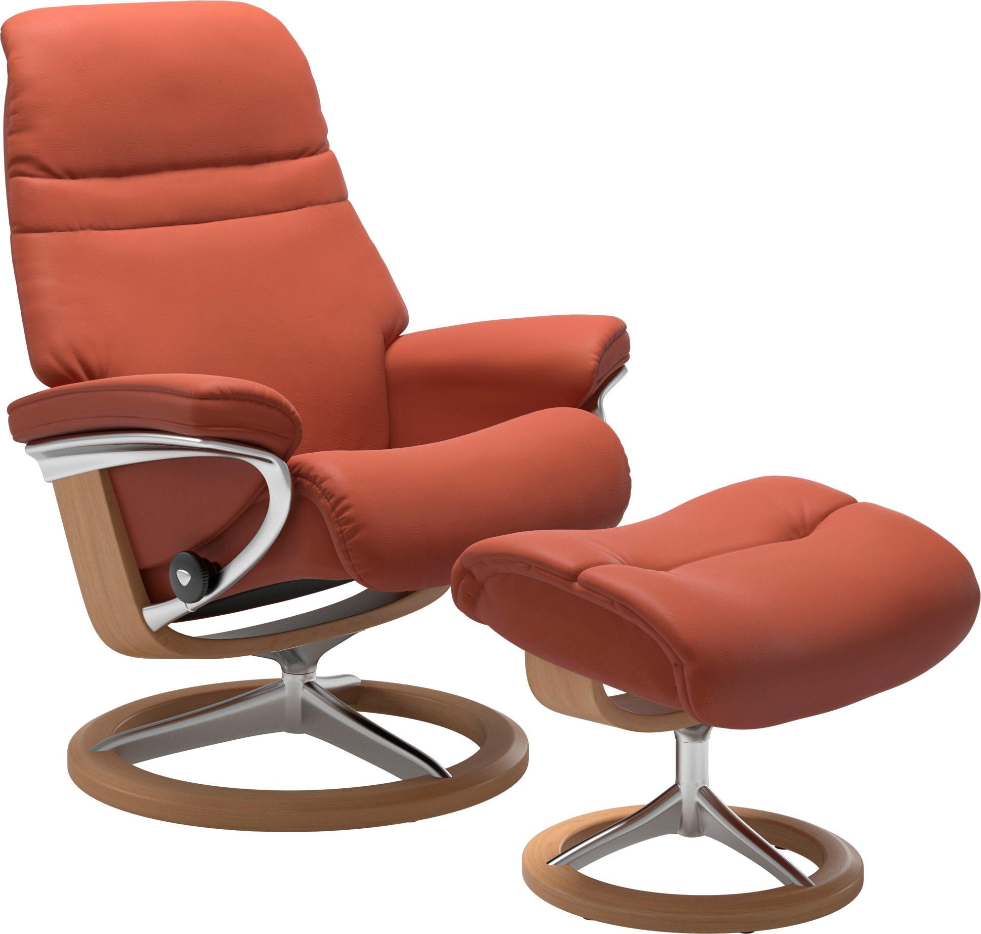 Stressless® Relaxsessel »Sunrise« Relaxsessel mit Hocker, mit Signature Bas günstig online kaufen