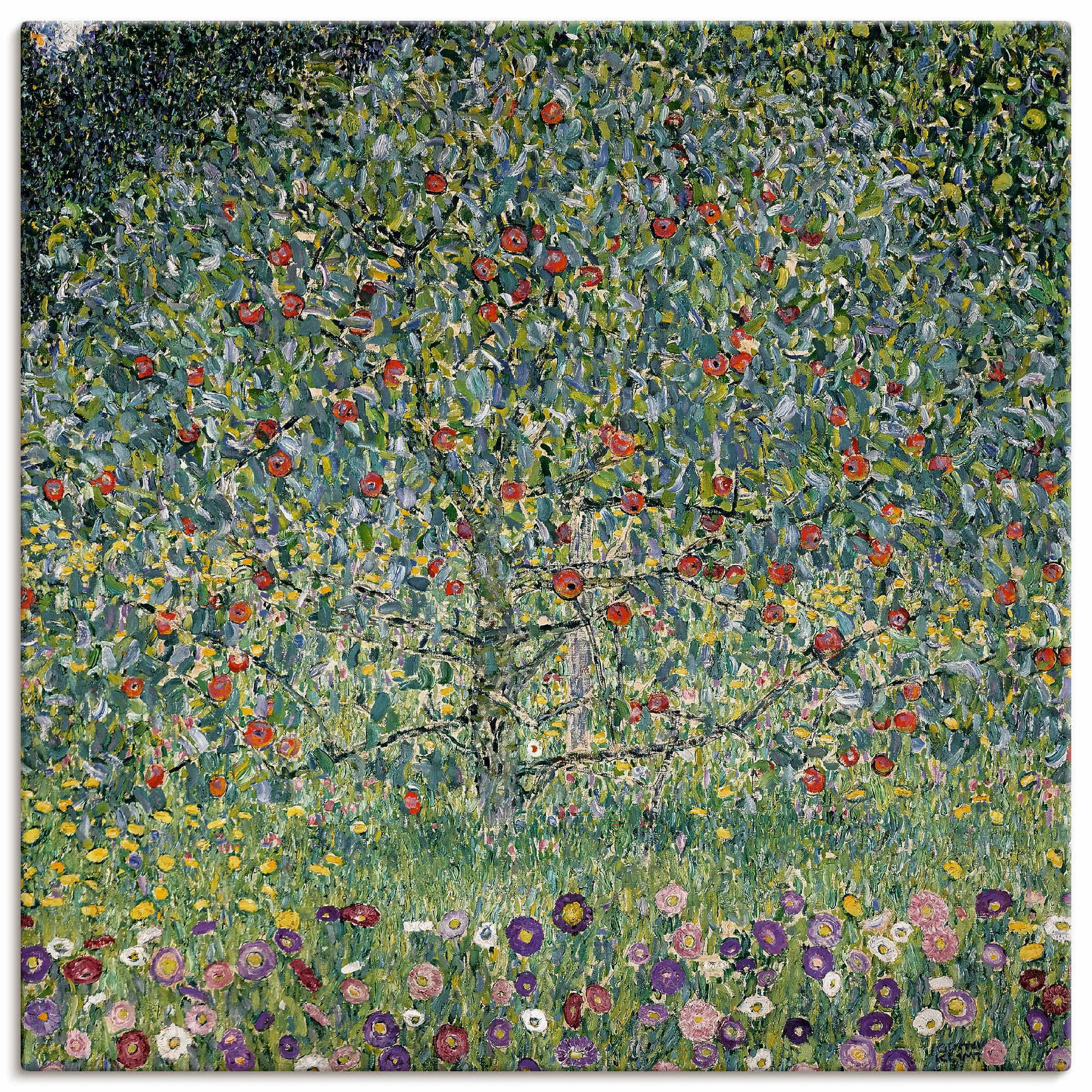 Artland Wandbild »Apfelbaum I. 1912« Bäume 1 Stk. tlg. als Alubild, Outdoor günstig online kaufen