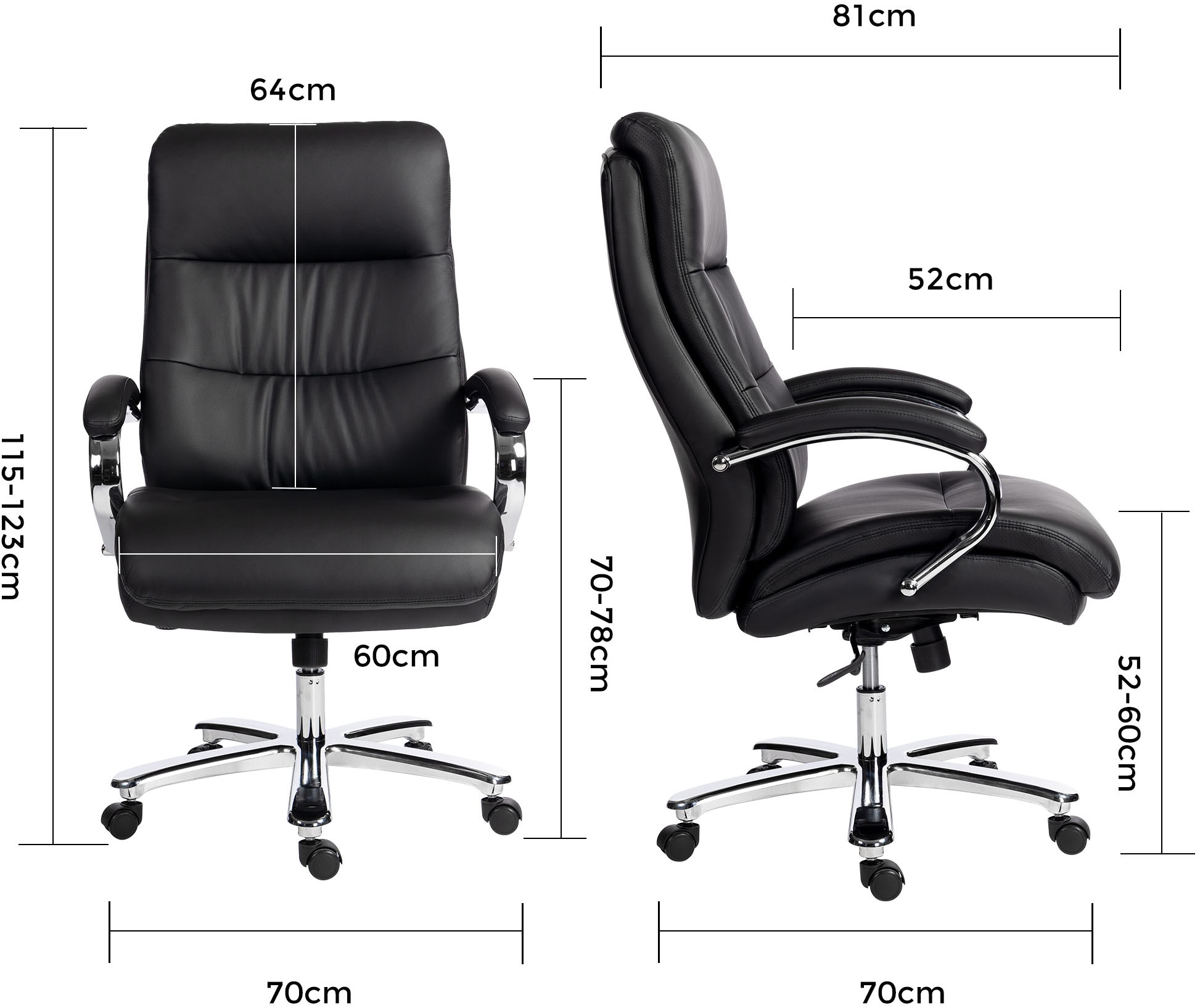 Duo Collection Chefsessel »Chefsessel Federico 180 kg« () Federkern, bis 180 kg