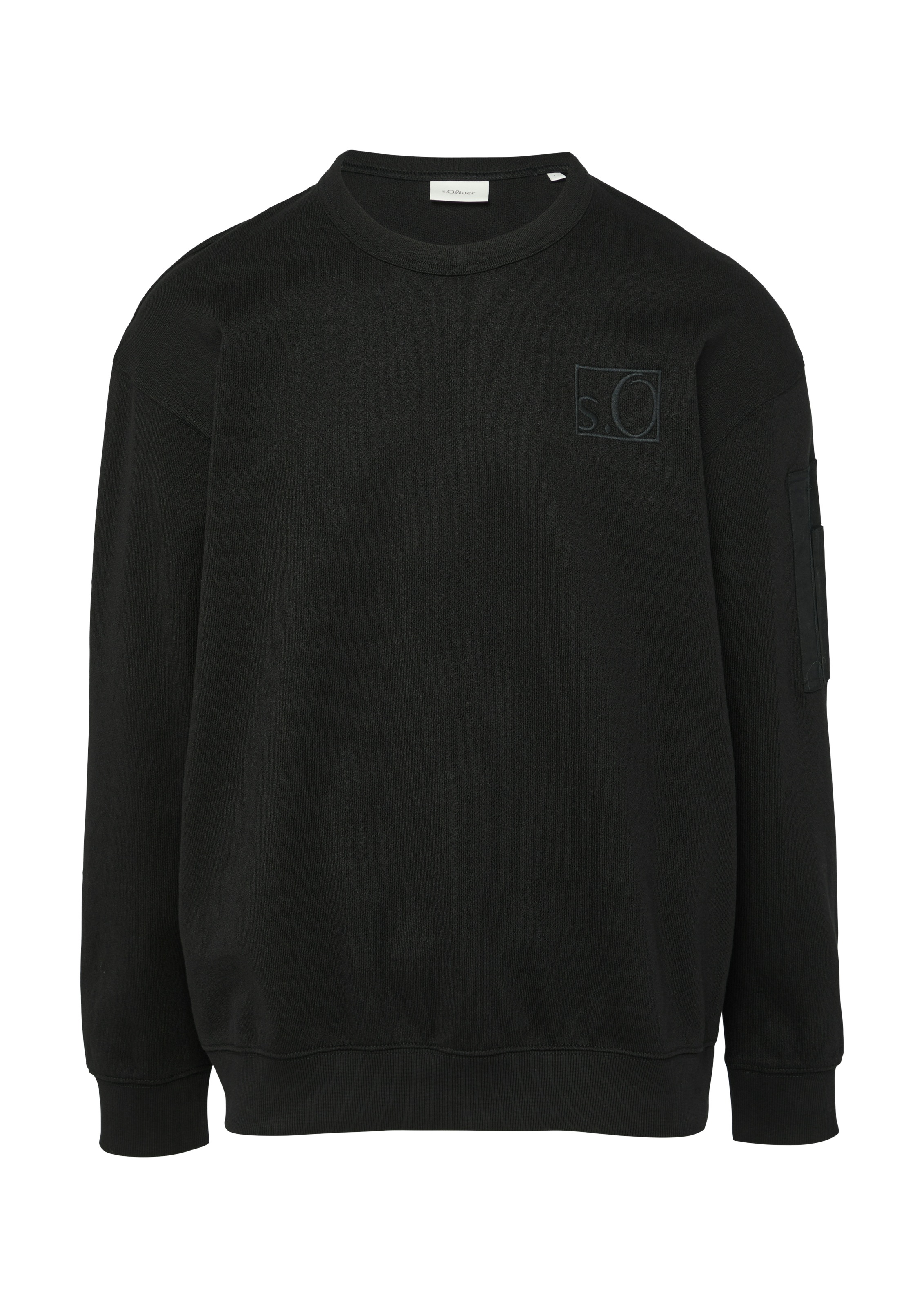 s.Oliver Sweatshirt, mit Logo Stickerei