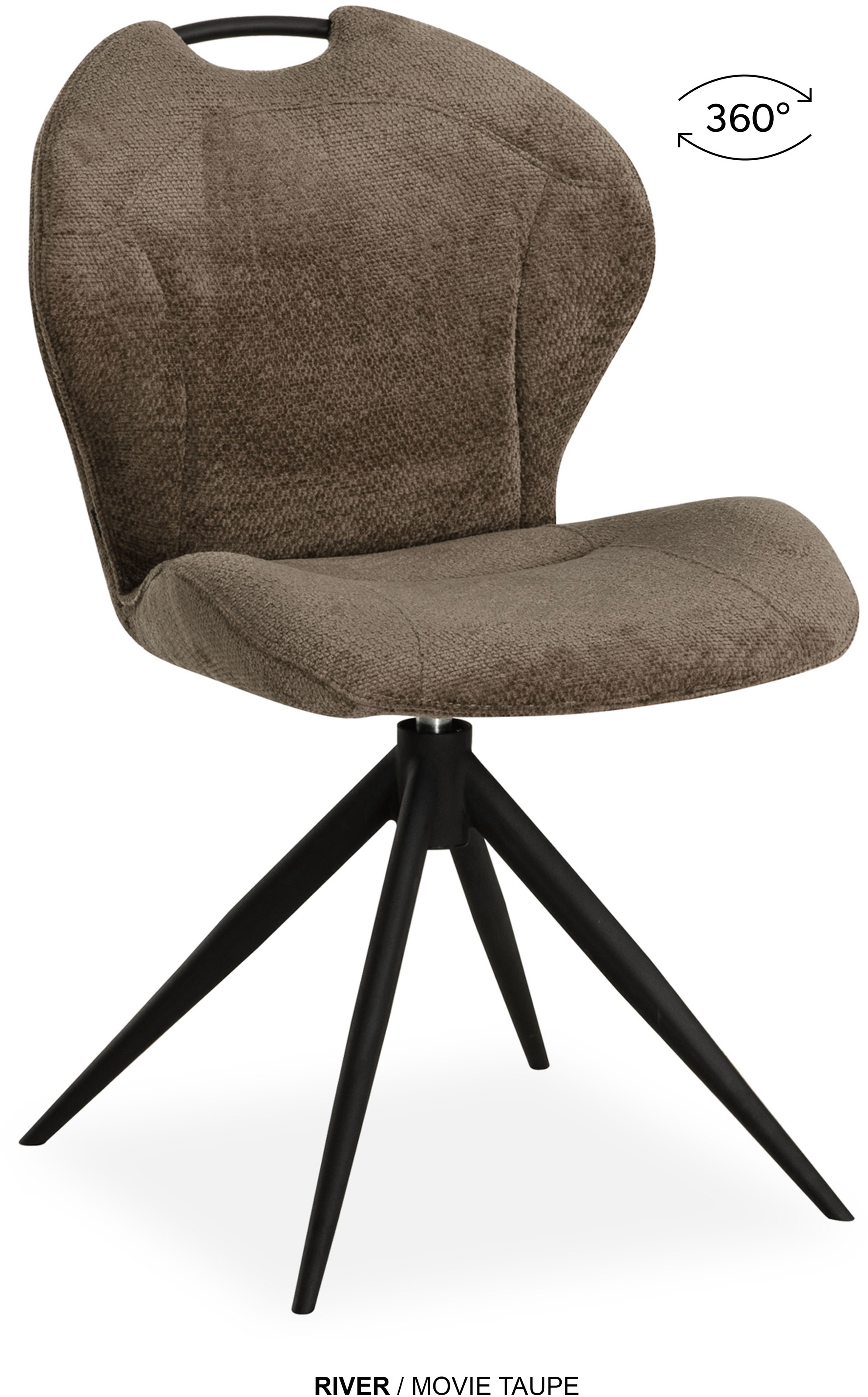 OMG Design Esszimmerstuhl »River« (Set) 2 Stk.Drehstuhl mit auto-return, mi günstig online kaufen