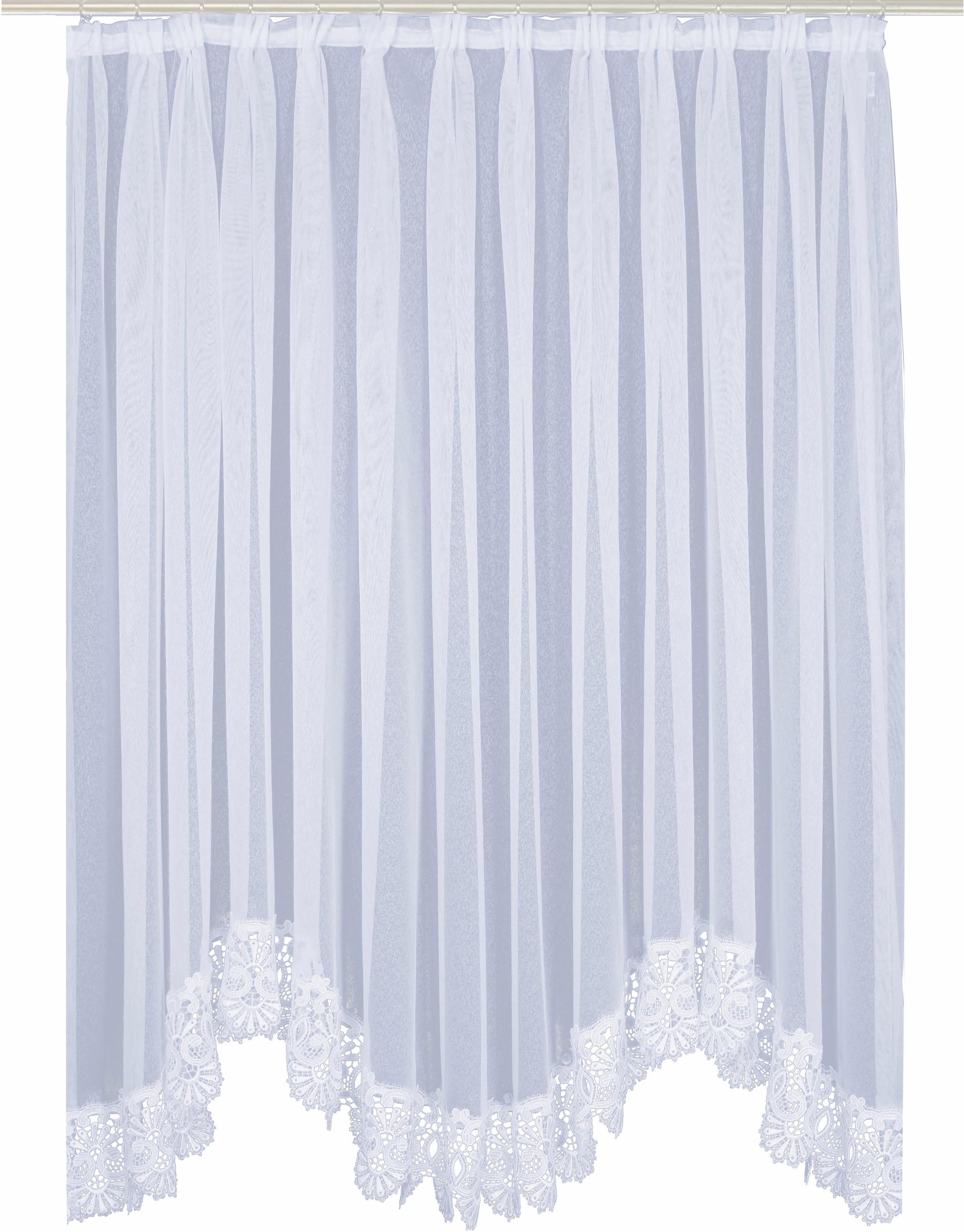 Wirth Gardine »Elvira« Faltenband 1 Stk. tlg. Welle günstig online kaufen
