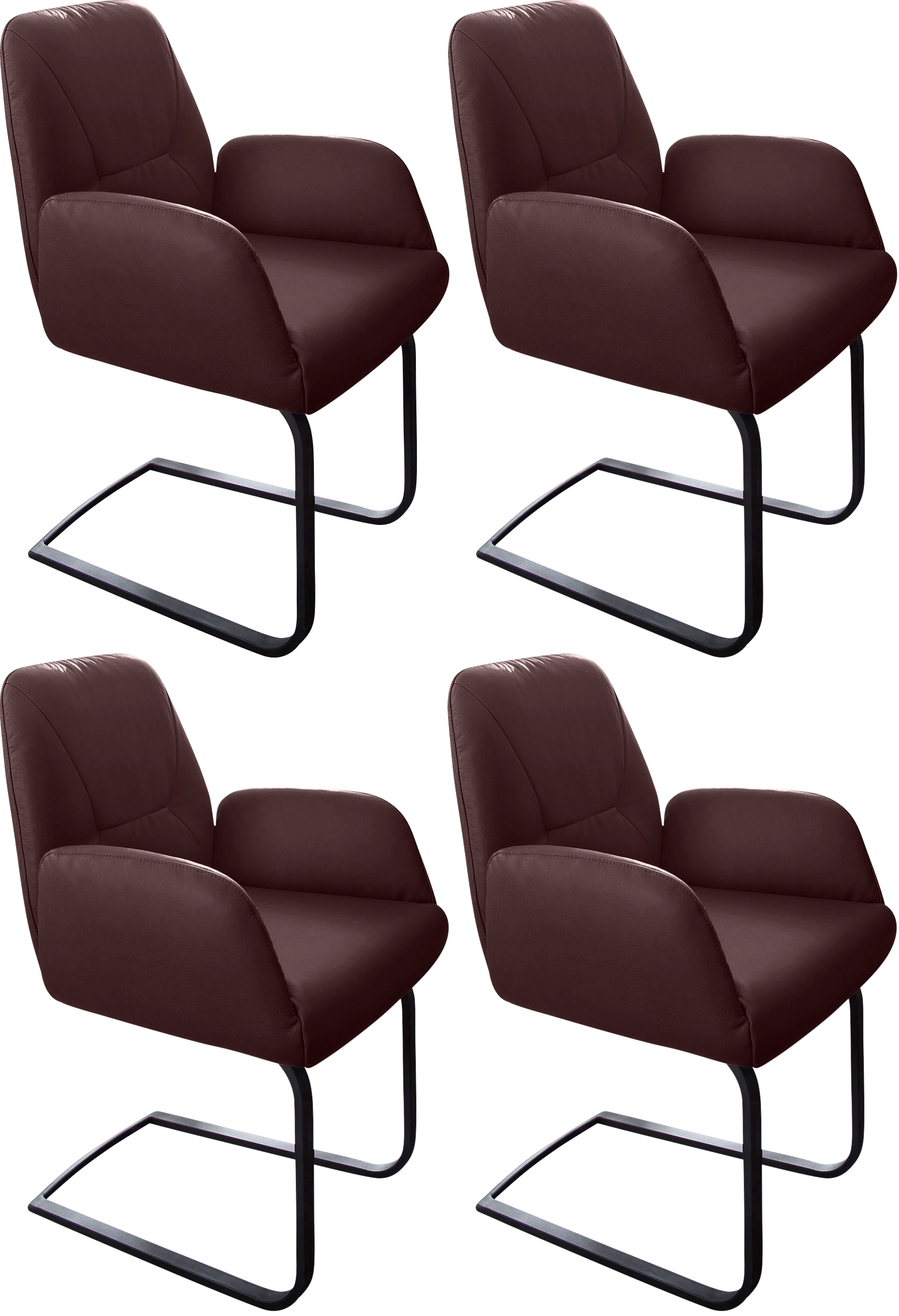 W.SCHILLIG Freischwinger »ole« (Set) 4 Stk. Longlife Xtra-Leder Z69 2er- od günstig online kaufen