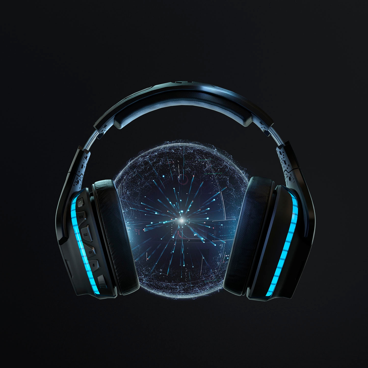 Logitech Gaming-Headset »G635«, Rauschunterdrückung